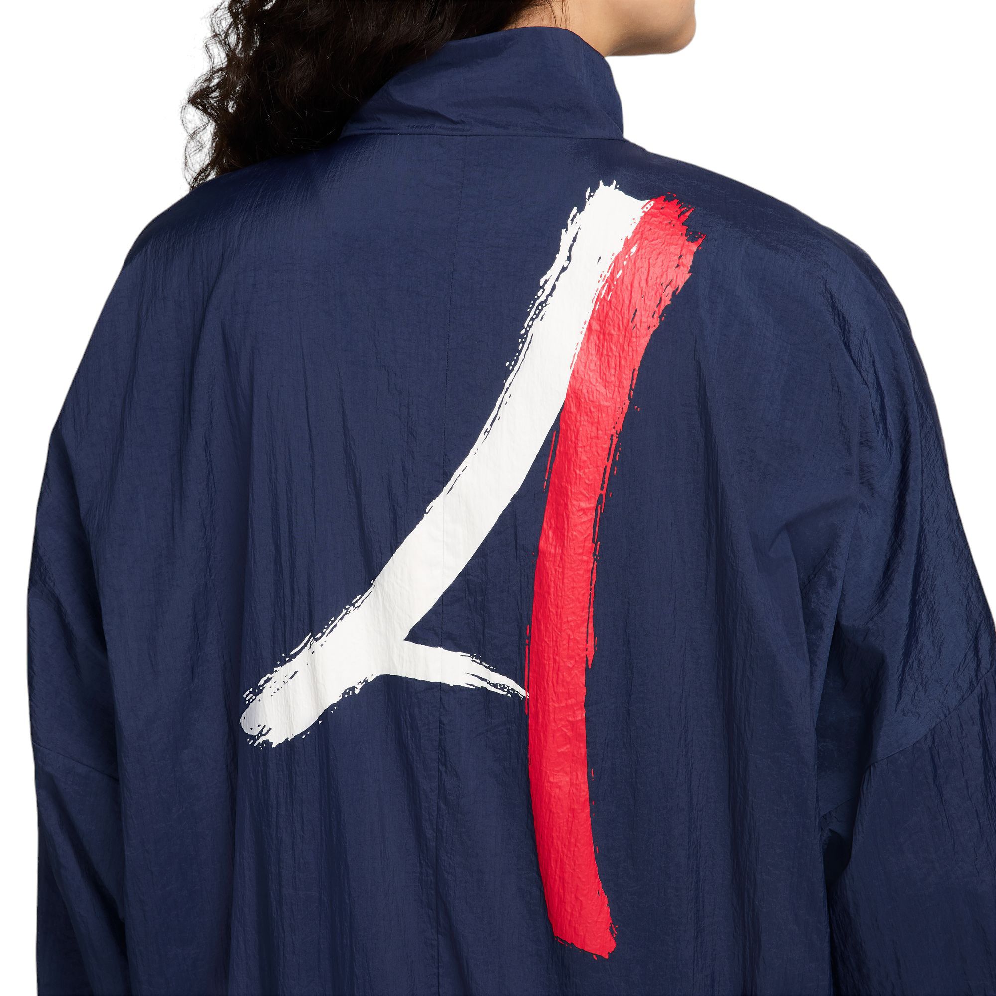 Nike Women's Paris Saint-Germain 2024 Essential Navy Full-Zip Jacket product image