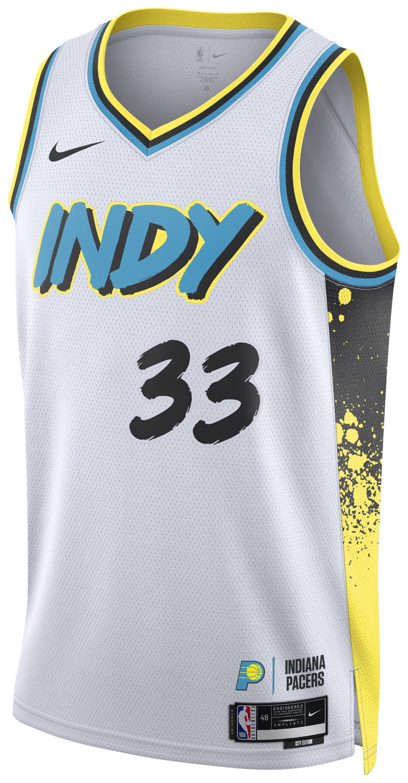 Nike Adult 2024 25 City Edition Indiana Pacers Myles Turner 33 Jersey Dick s Sporting Goods