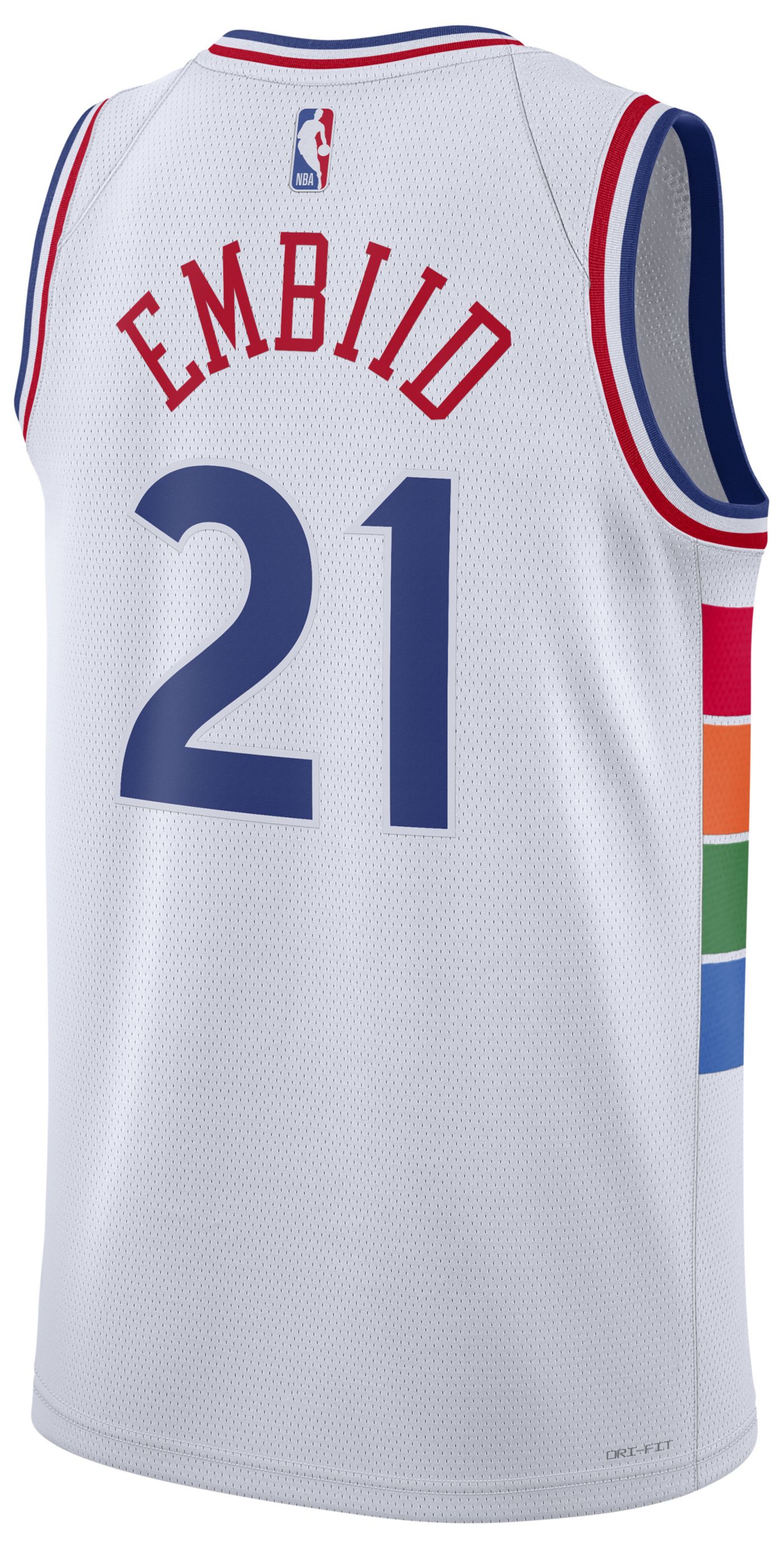 Joel Embiid buy - Philadelphia 76ers - 2018-19 Nike Earned Edition Jersey sz 52 (XL)