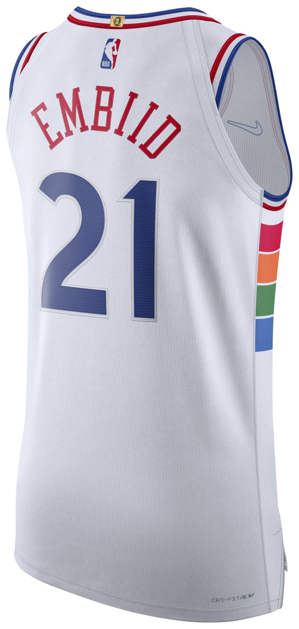 Nike Adult 2024-25 City Edition Philadelphia 76ers Joel Embiid #21 Authentic Jersey product image