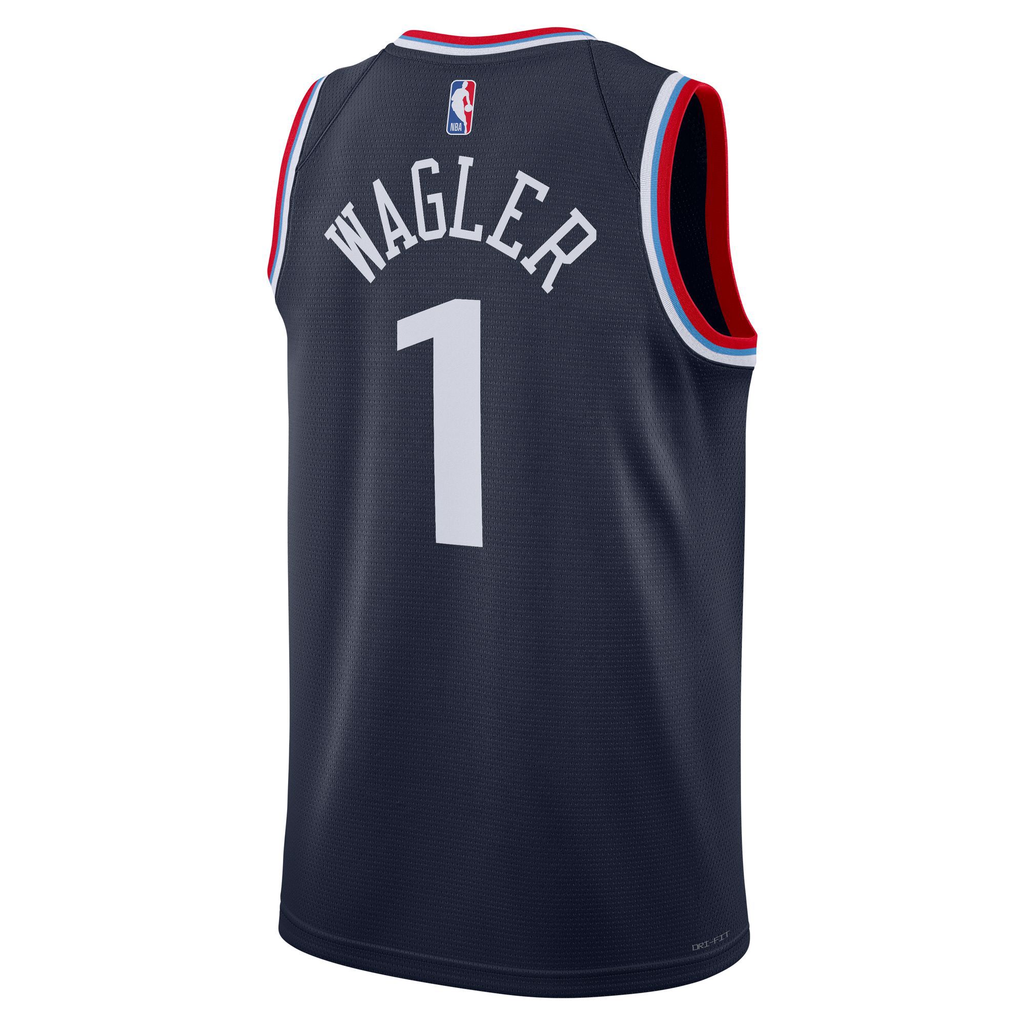 Nike Men's Los Angeles Clippers Navy Keaton Wagler #5 Icon Edition Jersey product image