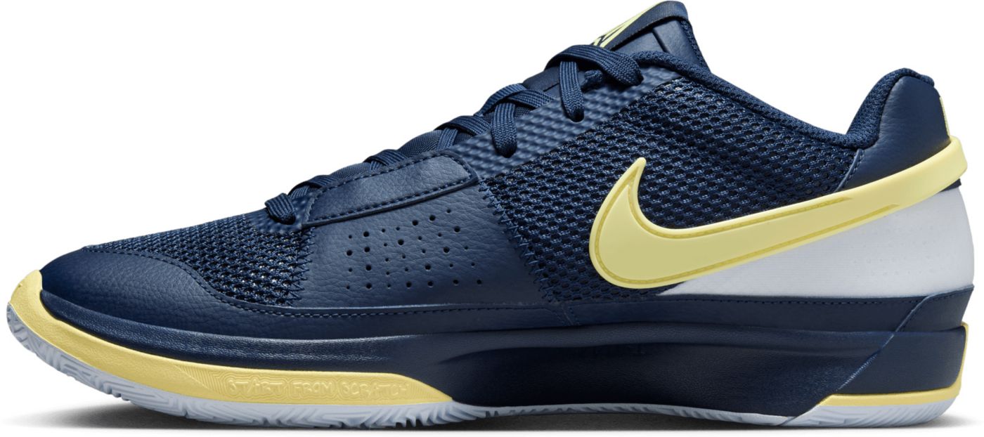 Navy basketball shoes best sale