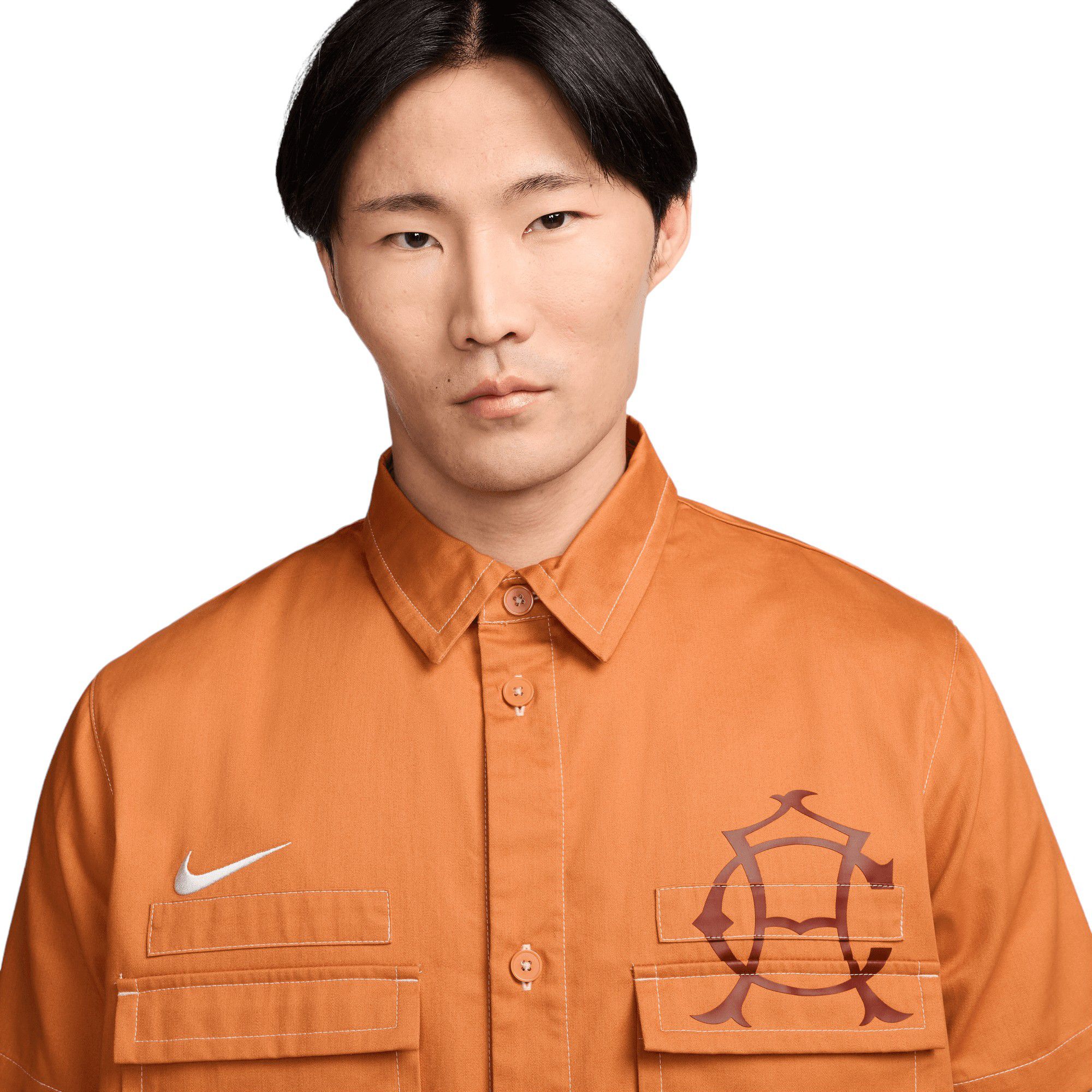 Nike Adult Club America 2024-25 CAxCA Orange Button-Down Shirt product image