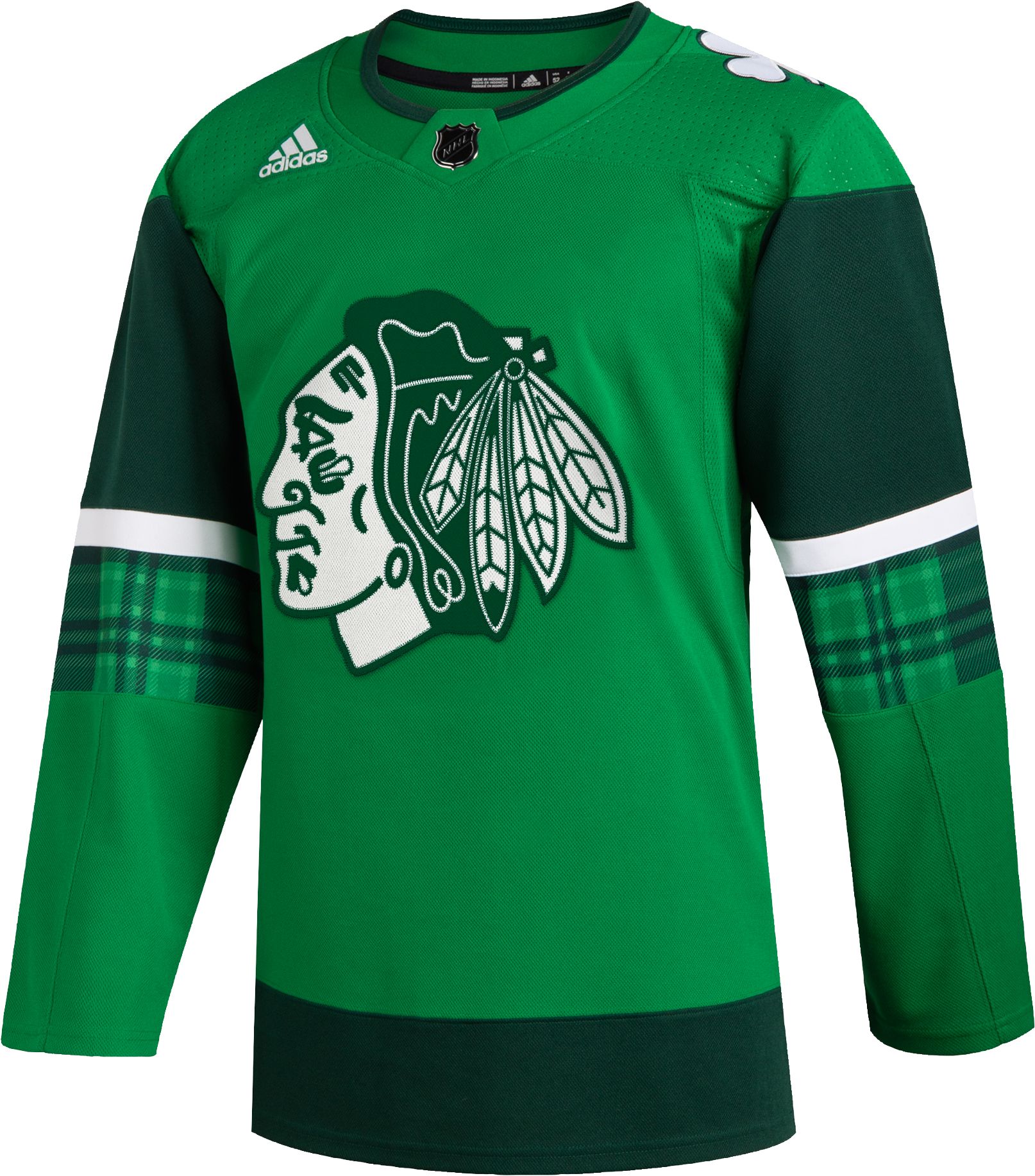 st patrick's day chicago blackhawks jersey