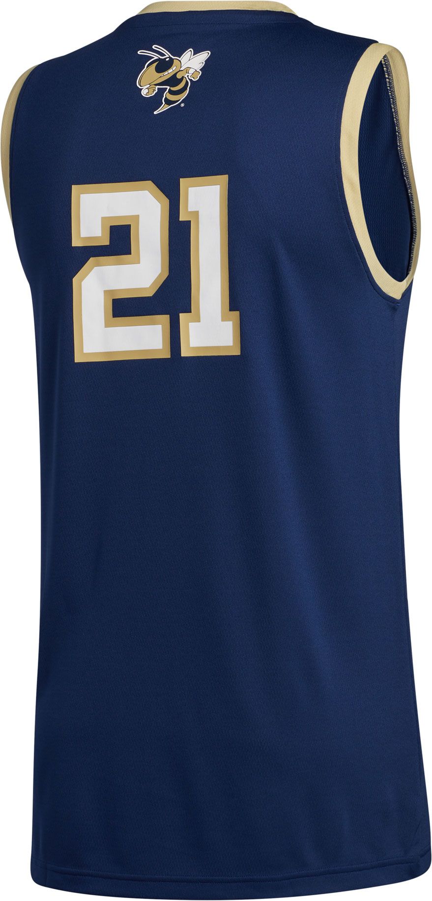 adidas Men's Georgia Tech Yellow Jackets #21 Navy Swingman Replica Basketball Jersey