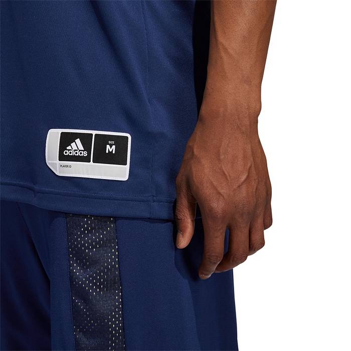 Men's adidas #21 White Georgia Tech Yellow Jackets Button-Up