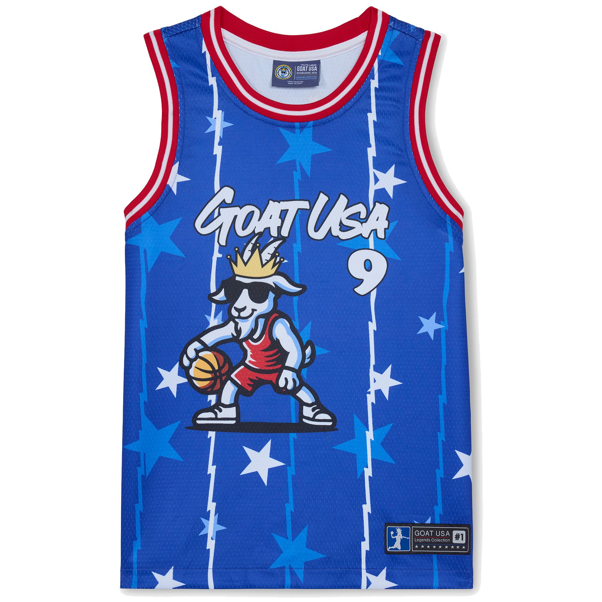 GOAT USA Boy's Freedom 2026 Basketball Jersey product image