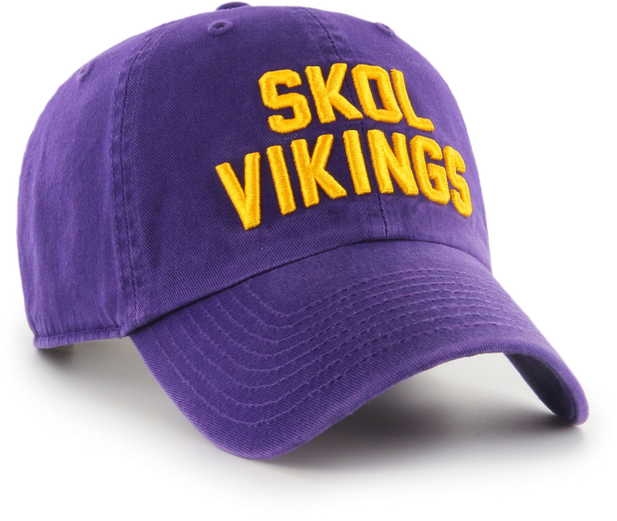 '47 Adult Minnesota Vikings Purple Skol Clean Up Adjustable Hat product image