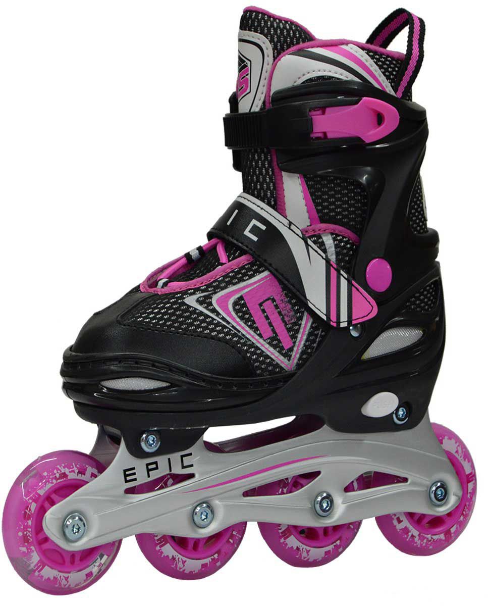 Epic Girls' Fury Adjustable Inline Skates