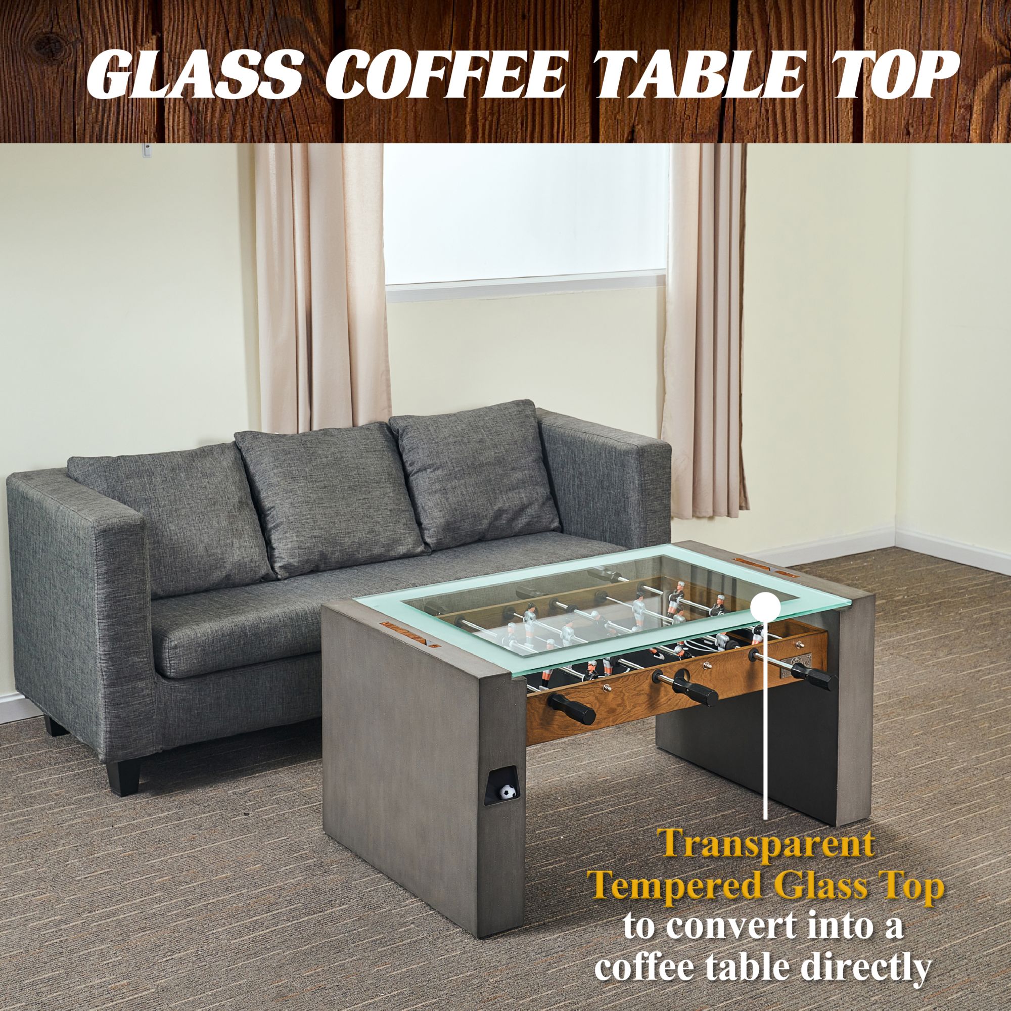 Barrington Billiards Urban Foosball Coffee Table Game product image