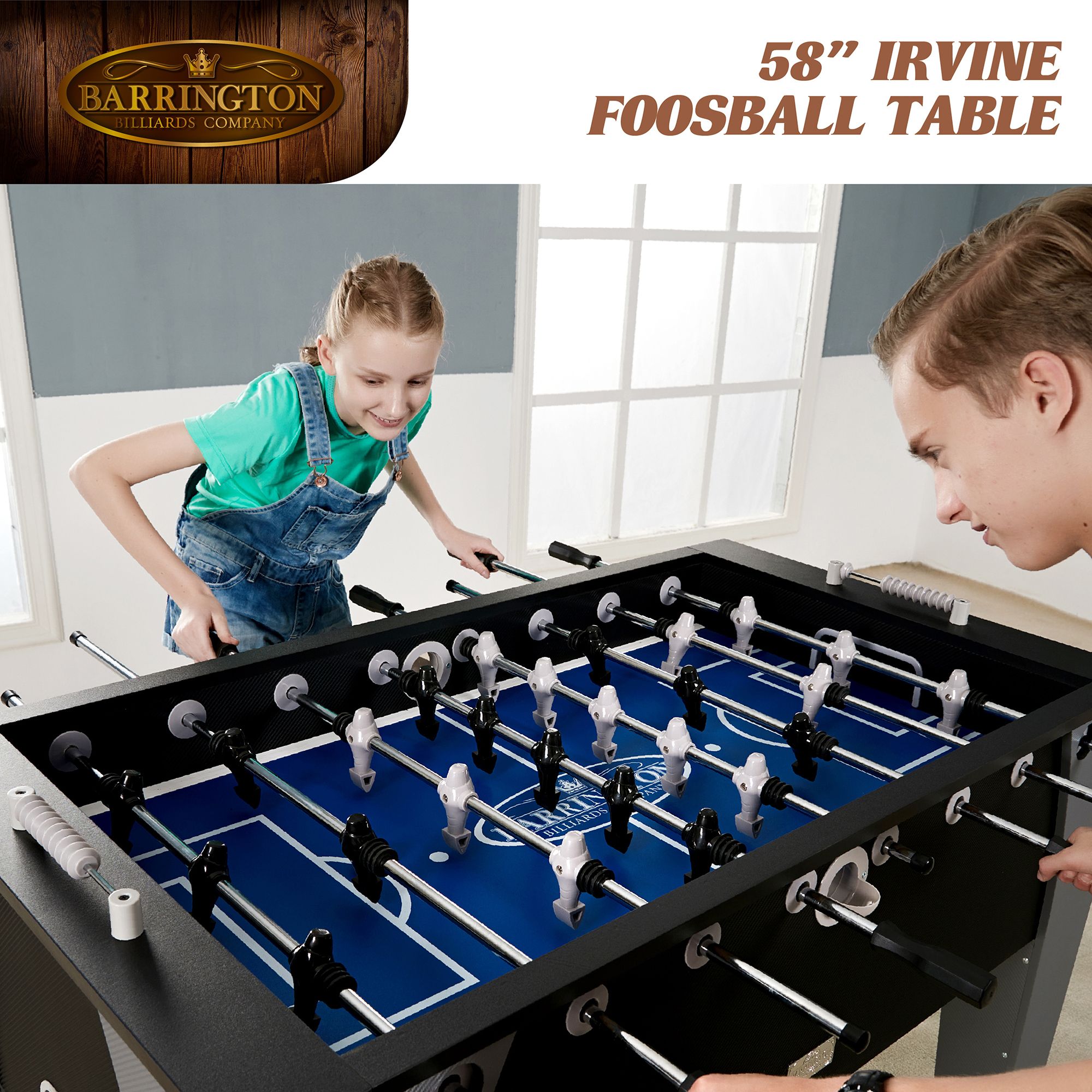 Barrington Billiards Irvine 58 In. Foosball Table product image