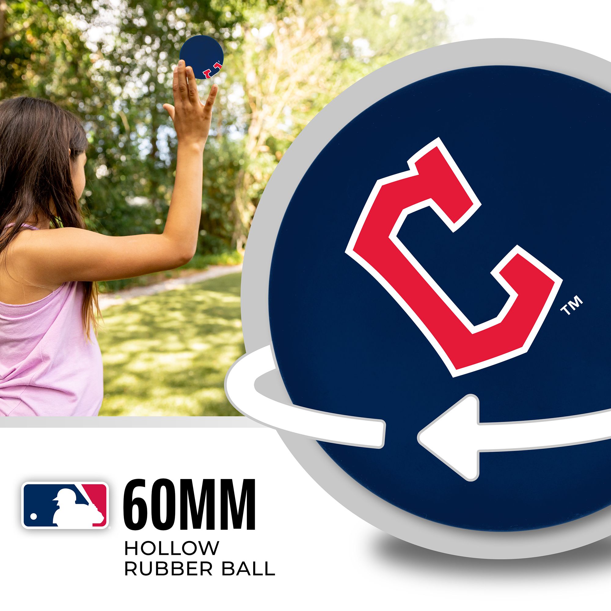 Franklin Cleveland Guardians High Bounce Ball product image