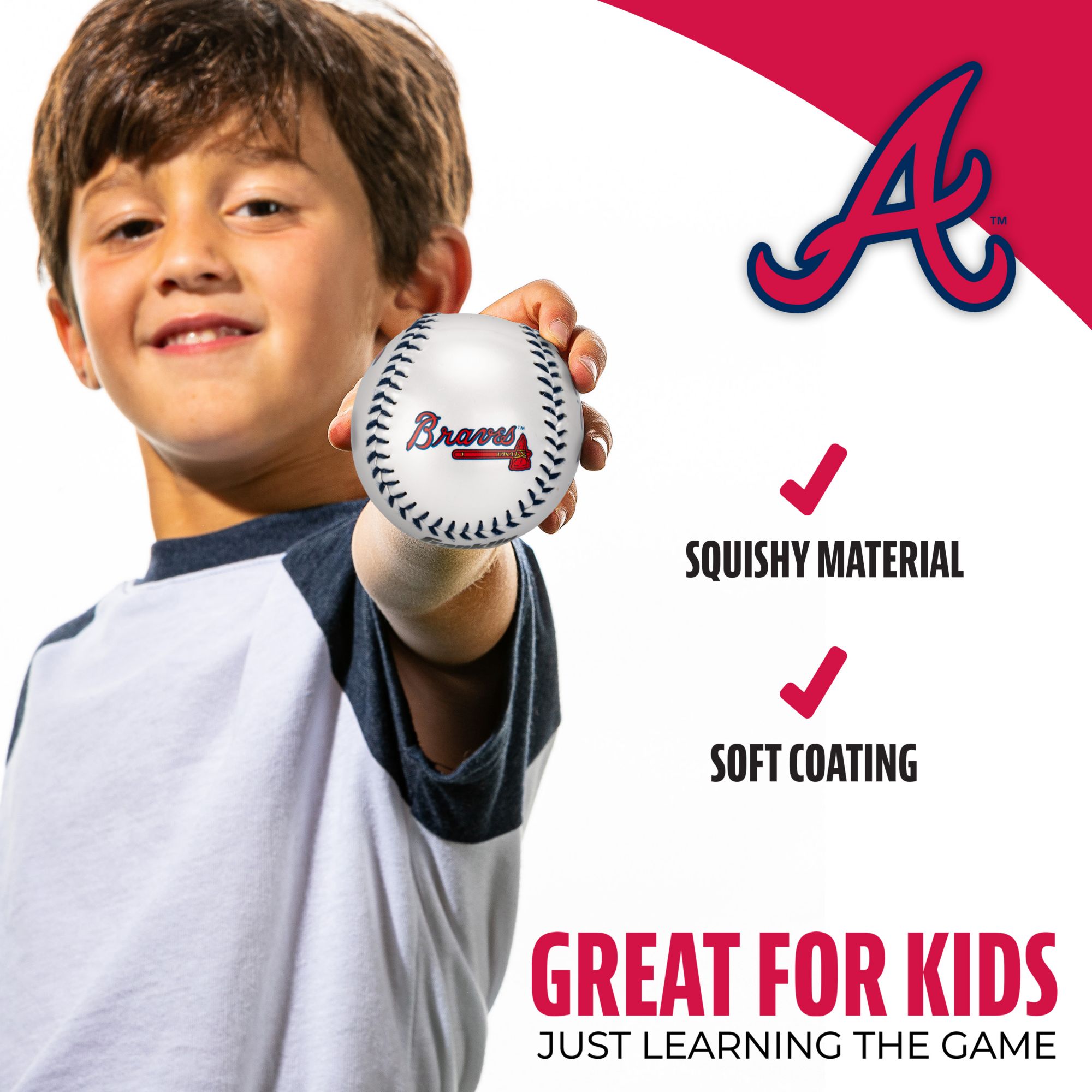 Franklin Atlanta Braves Pearl Baseball product image