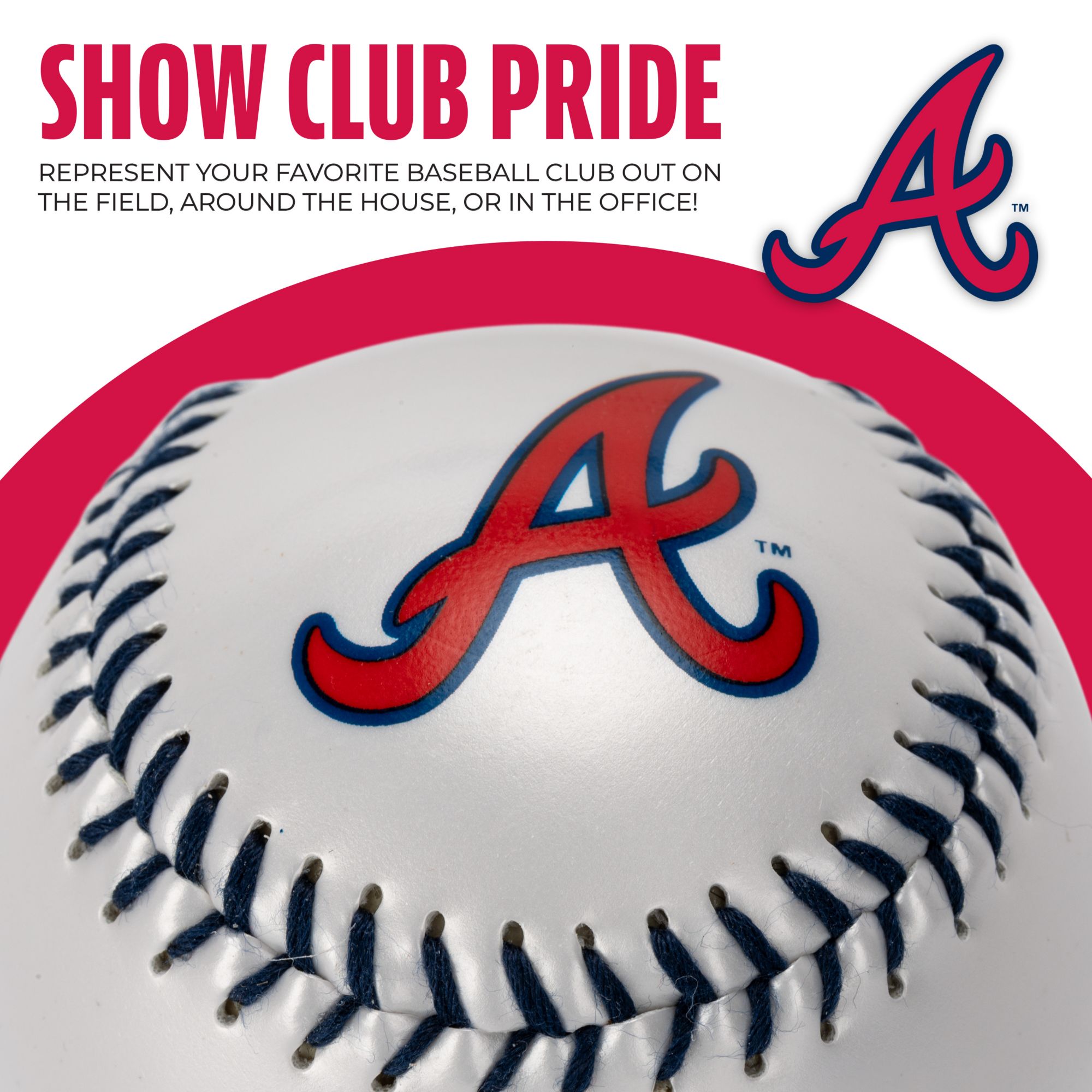 Franklin Atlanta Braves Pearl Baseball product image