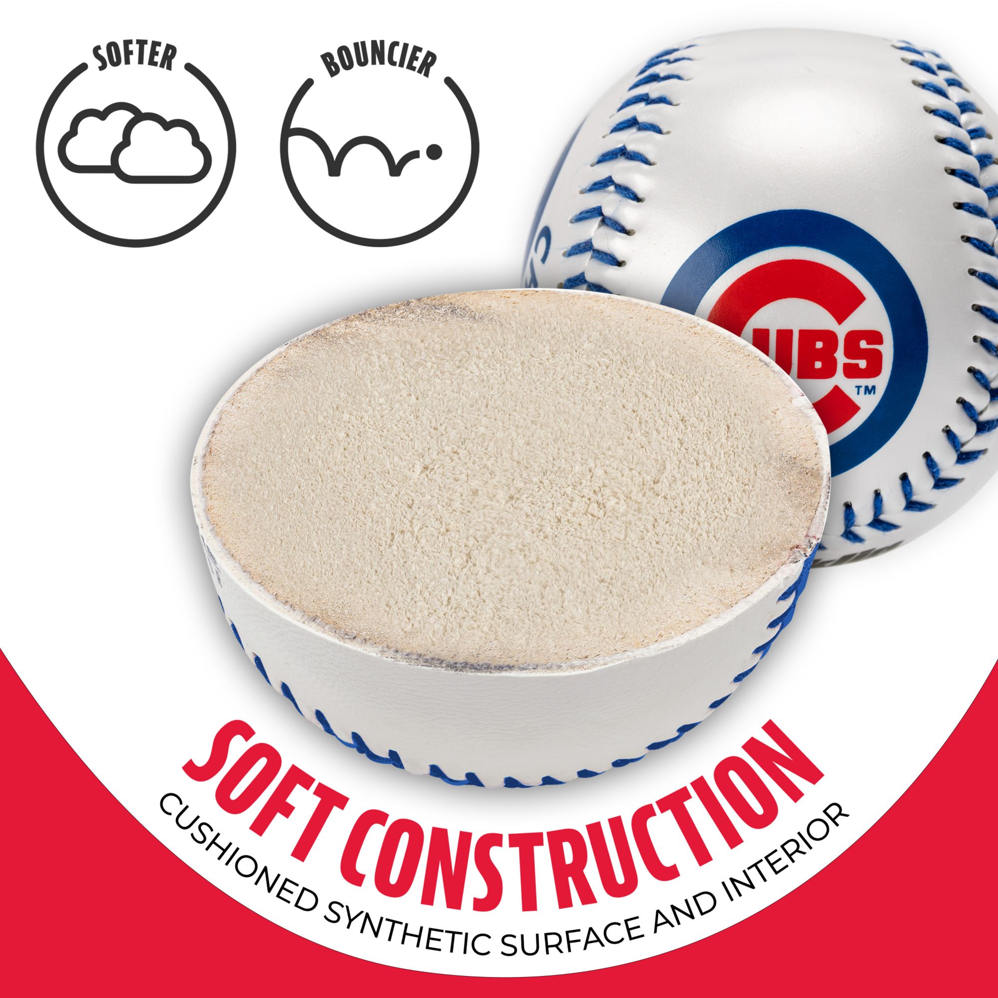 Franklin Chicago Cubs Pearl Baseball product image