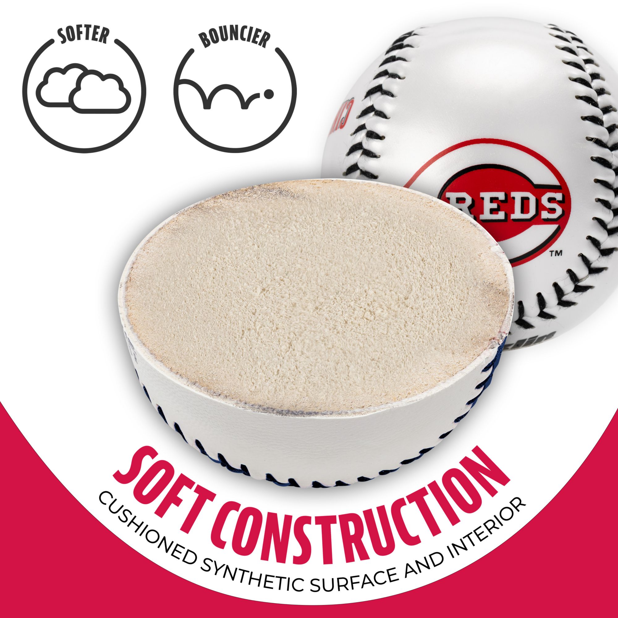 Franklin Cincinnati Reds Pearl Baseball product image