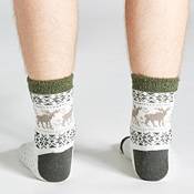 Field & Stream Men's Cozy Cabin Moose Block Socks product image