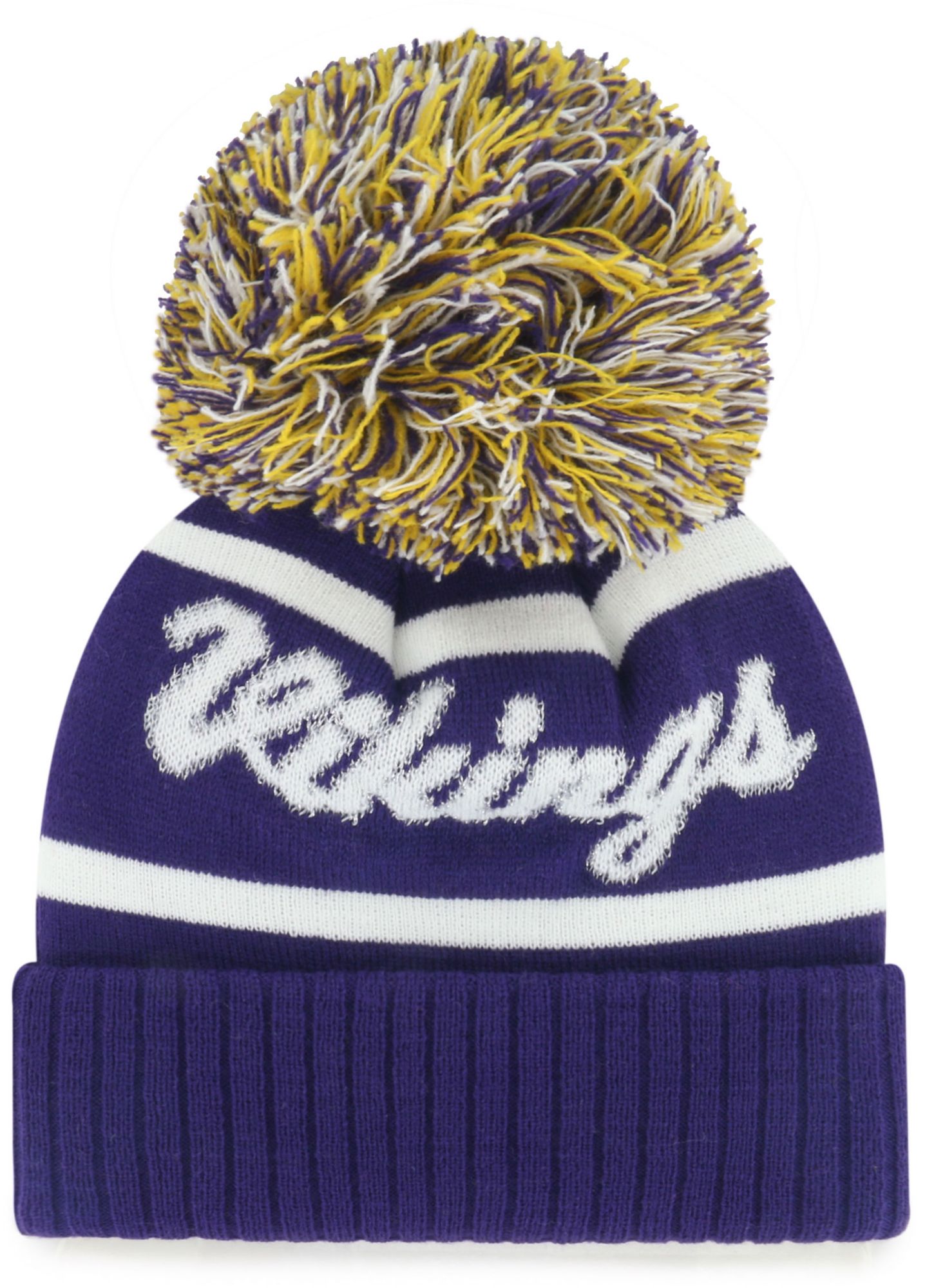 '47 Women's Minnesota Vikings Purple Spirited Cuffed Knit Beanie product image