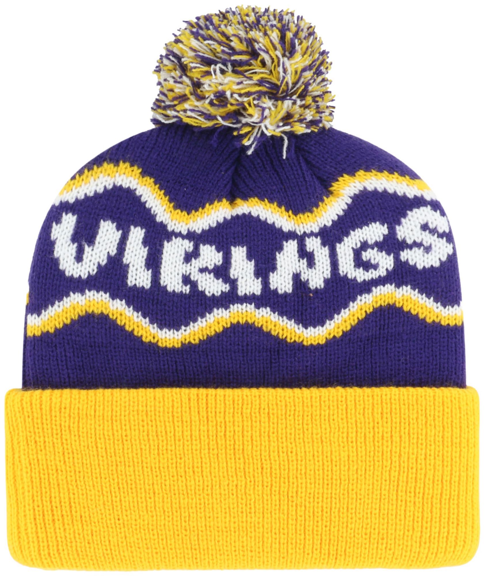 47 Boys' Minnesota Vikings Squiggle Knit Hat | Dick's Sporting Goods