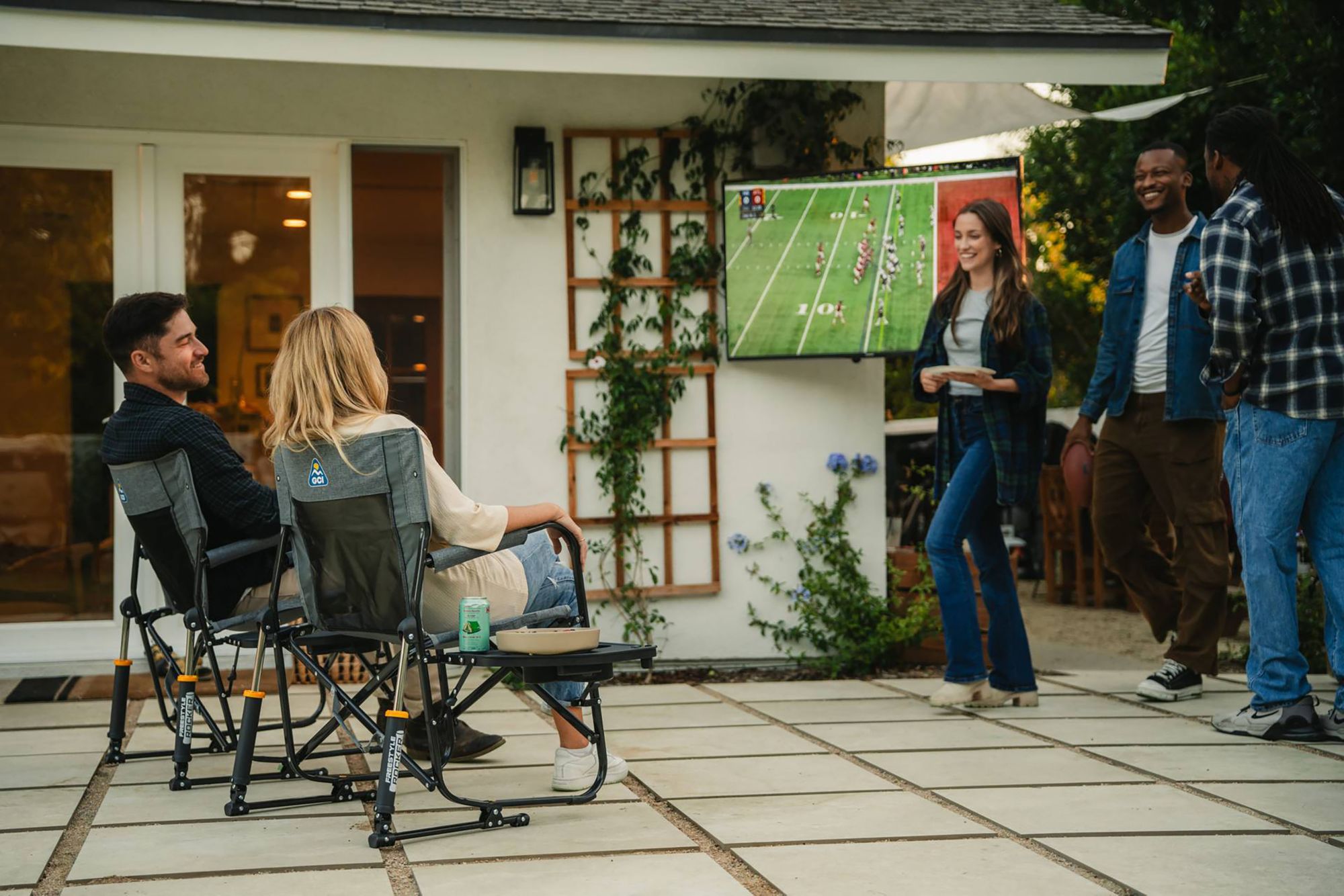 GCI Outdoor Freestyle Rocker Chair with Side Table product image