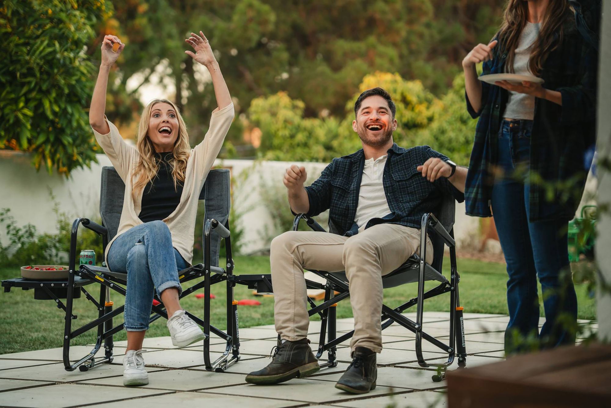 GCI Outdoor Freestyle Rocker Chair with Side Table product image