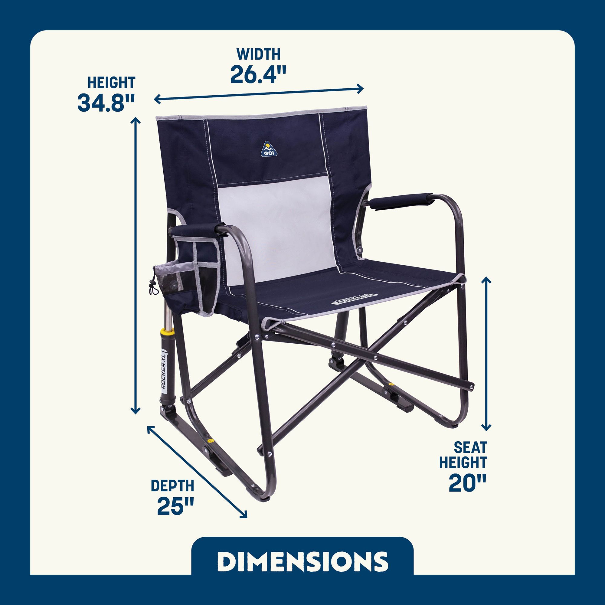 GCI Outdoor Freestyle Rocker XL Chair product image