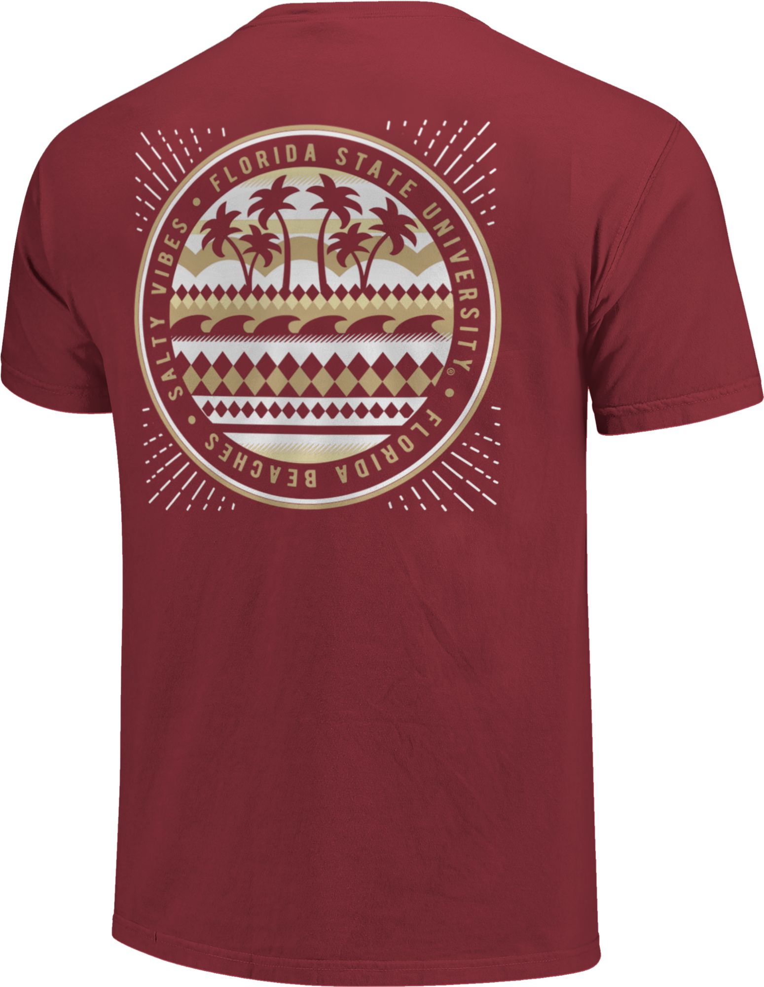 Image One Men's Florida State Seminoles Garnet Salty Vibes T-Shirt product image