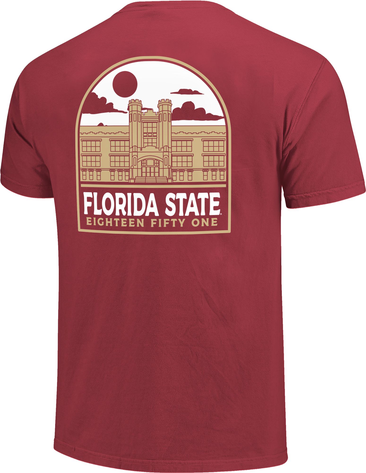 Image One Men's Florida State Seminoles Maroon Campus Arch T-Shirt