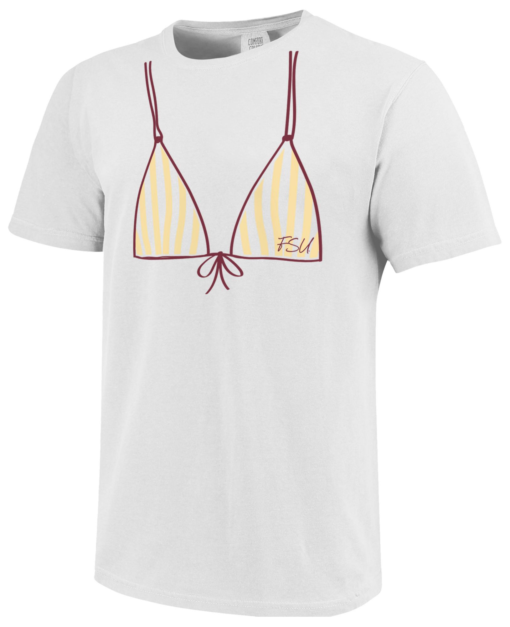 Image One Women's Florida State Seminoles White Bikini T-Shirt product image