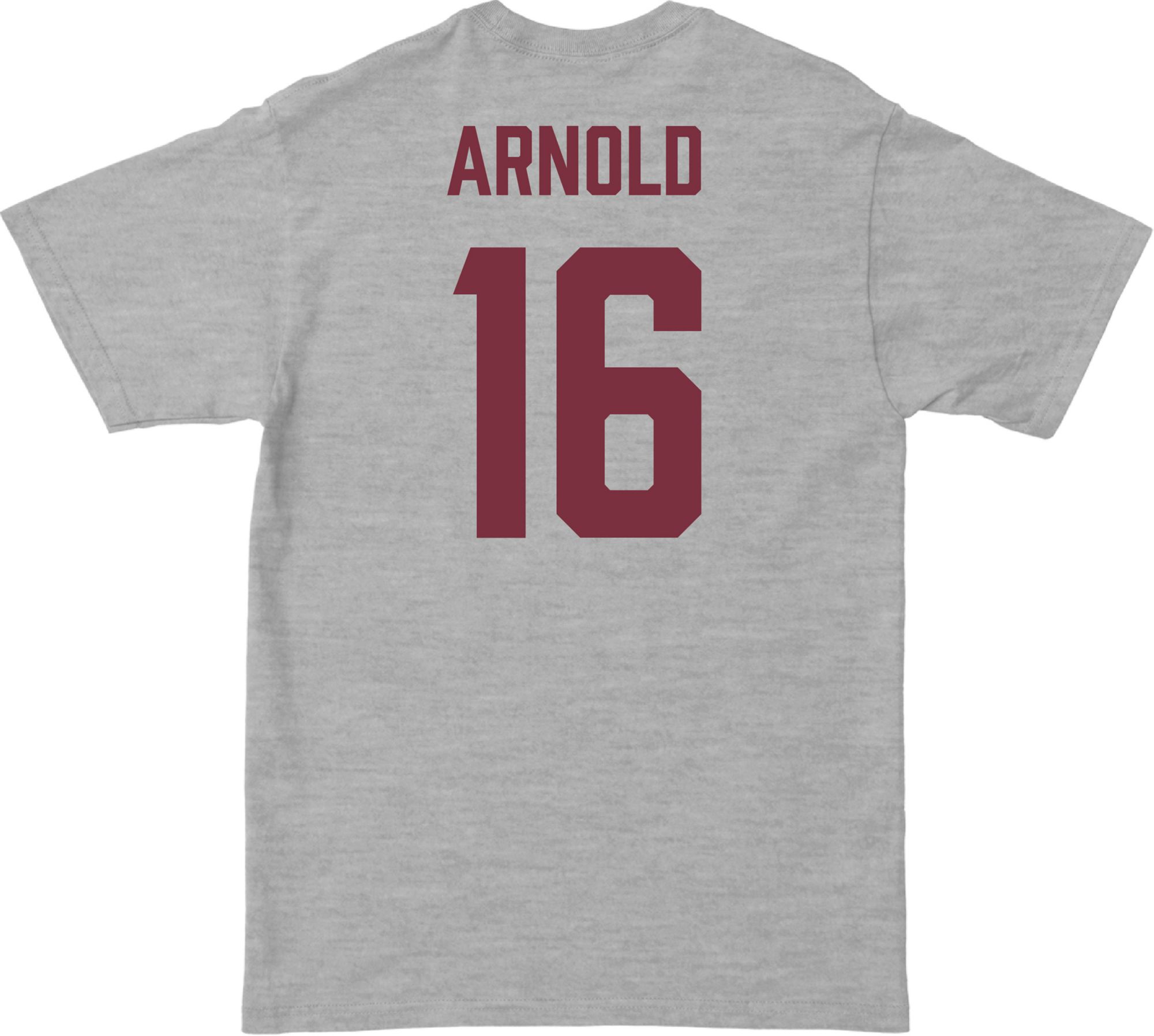 Campus Ink Men's Florida State Seminoles Jamie Arnold #16 Grey T-Shirt product image