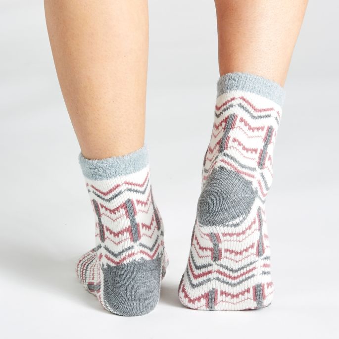 Field Stream Women S All Over Tribal Cozy Cabin Crew Socks