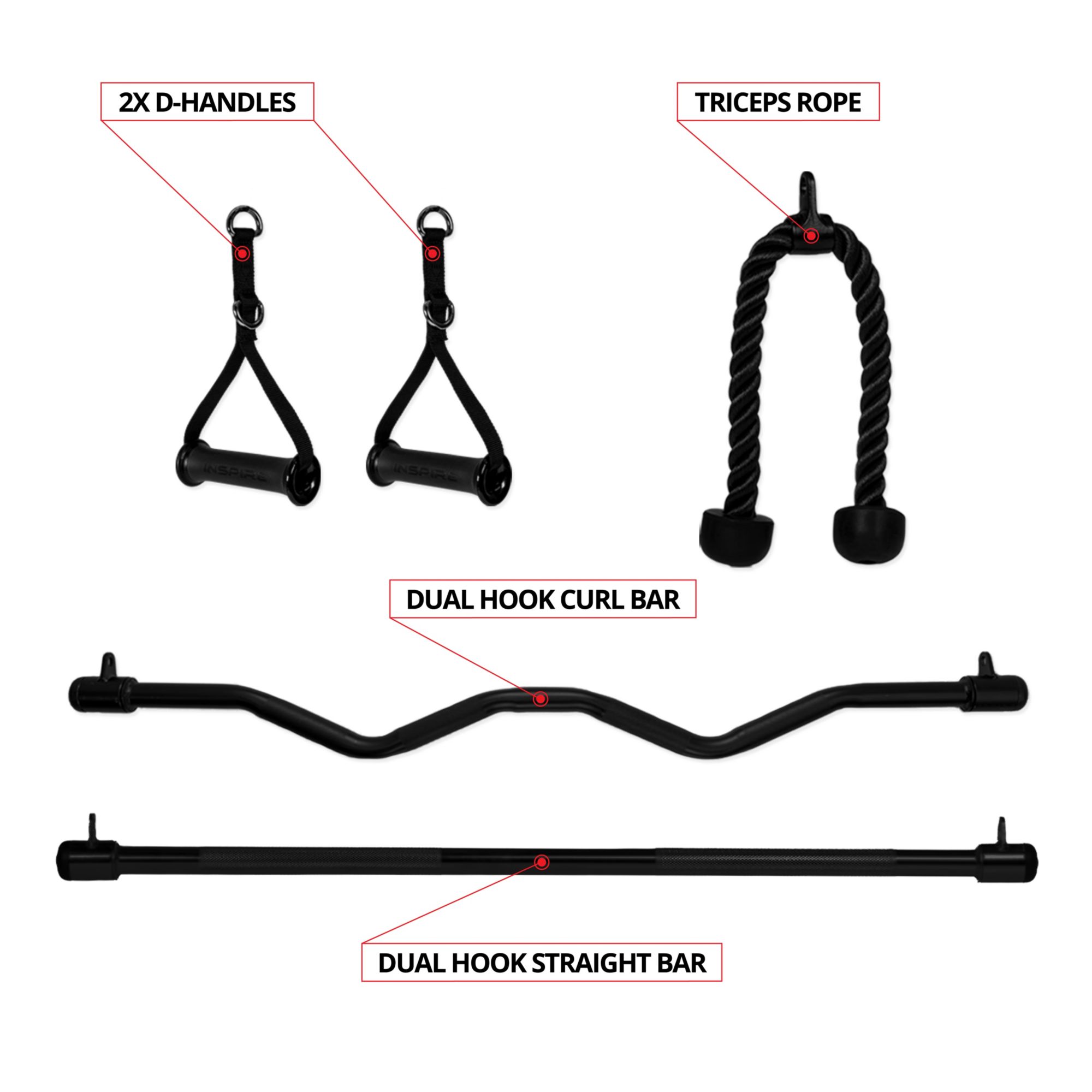 Inspire Fitness All-In-One FTE2.0 Functional Trainer with Centr Training from Chris Hemsworth's Team product image