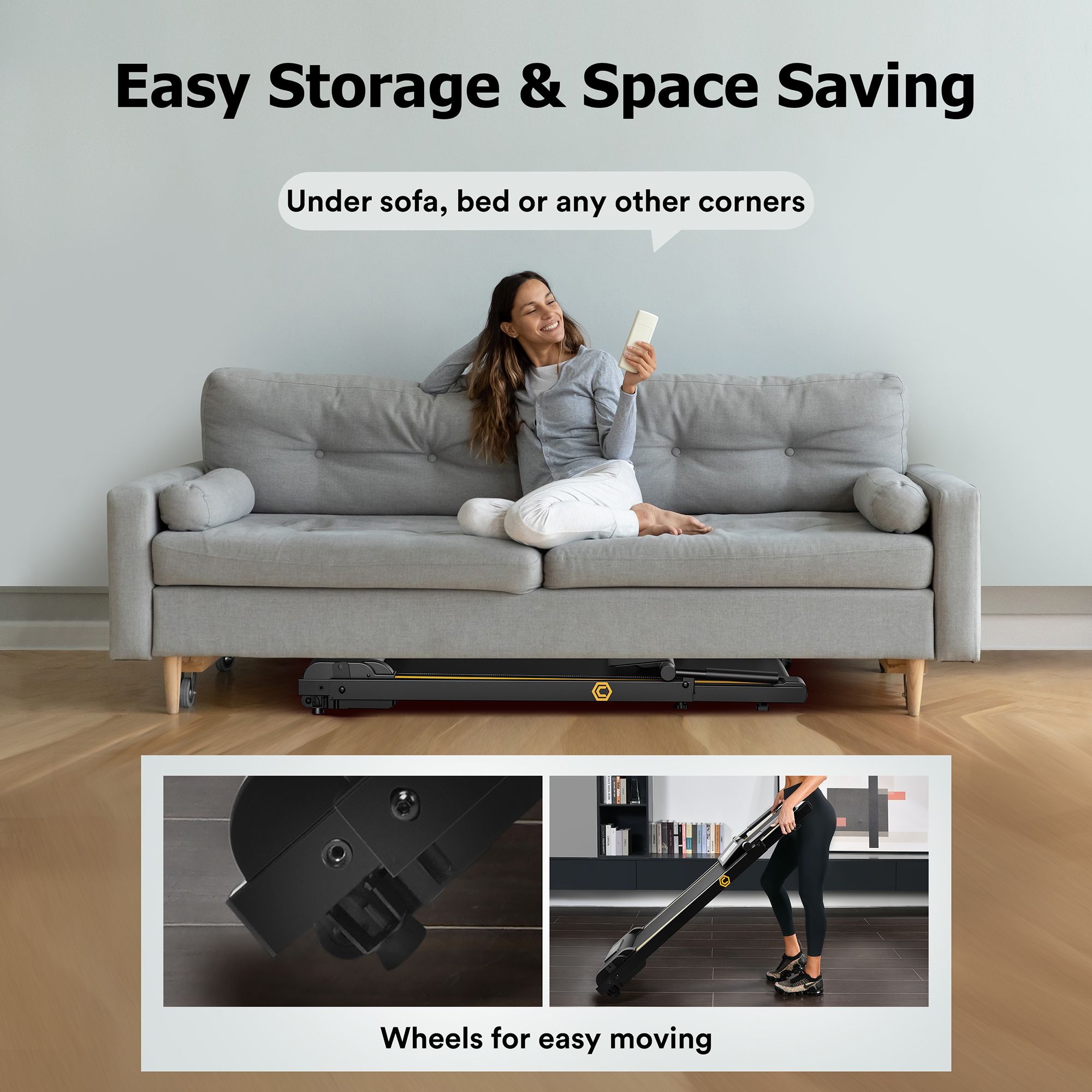 Urevo Foldi Mini Walking Pad Treadmill product image