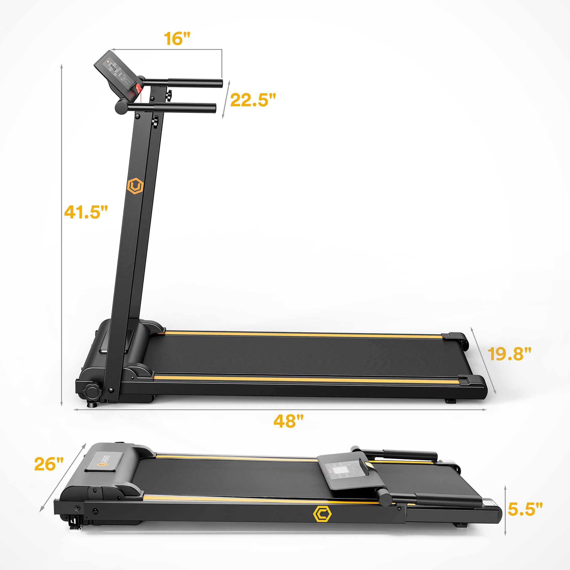 Urevo Foldi Mini Walking Pad Treadmill product image