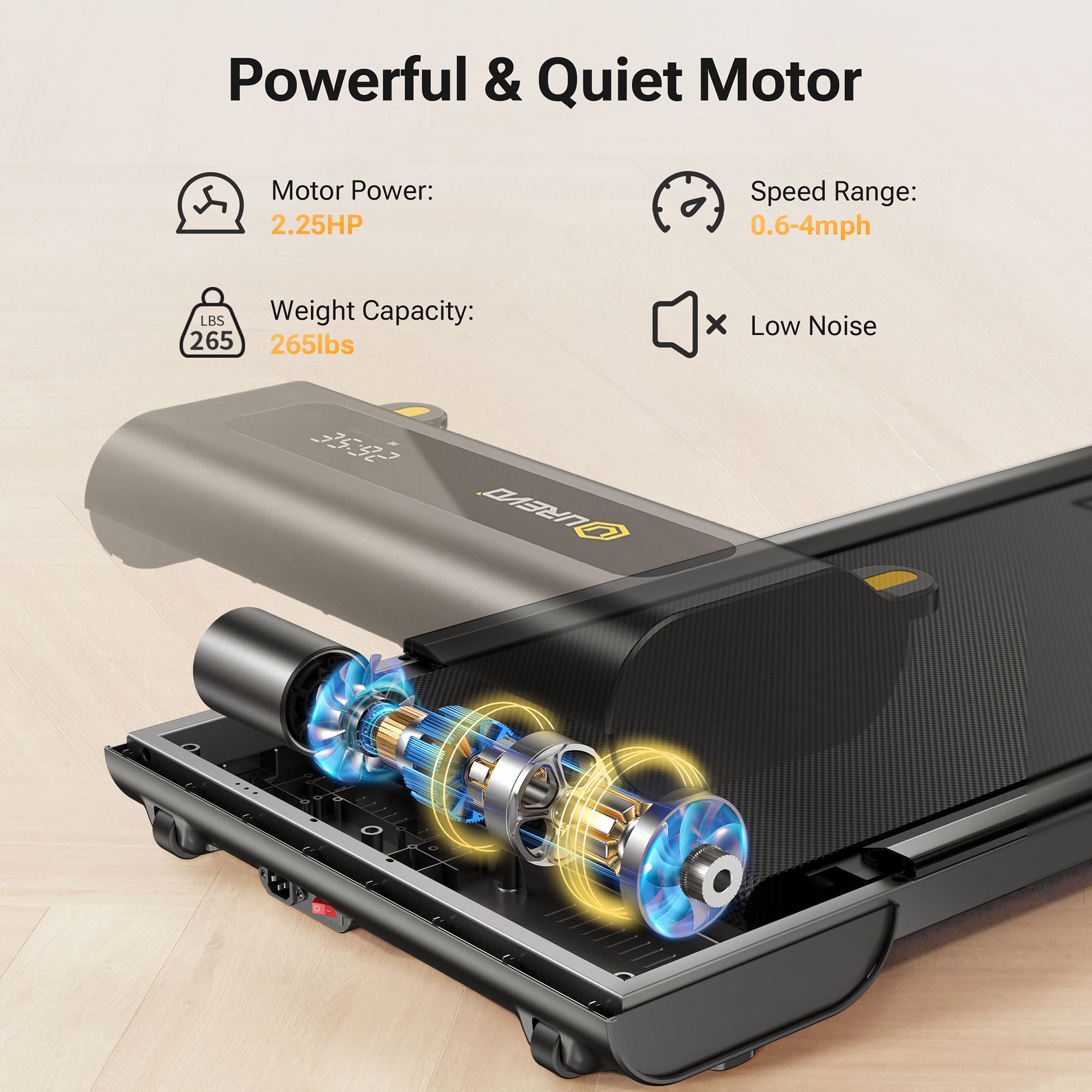 Urevo Spacewalk 1 Lite Walking Pad Treadmill product image