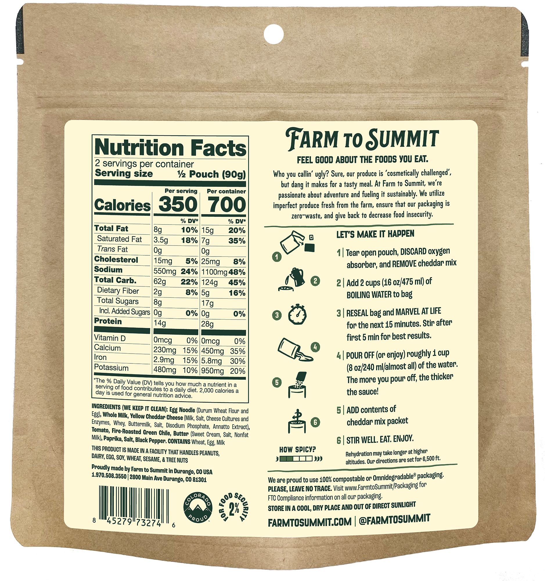 Farm to Summit Green Chile Mac and Cheese product image