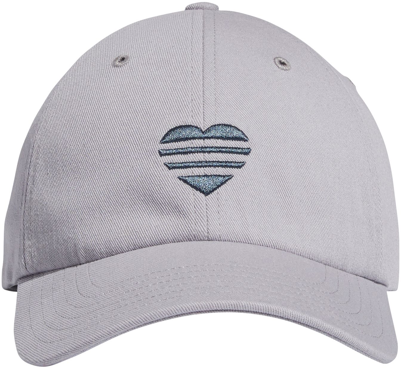 adidas women's 2020 3 stripe heart golf hat