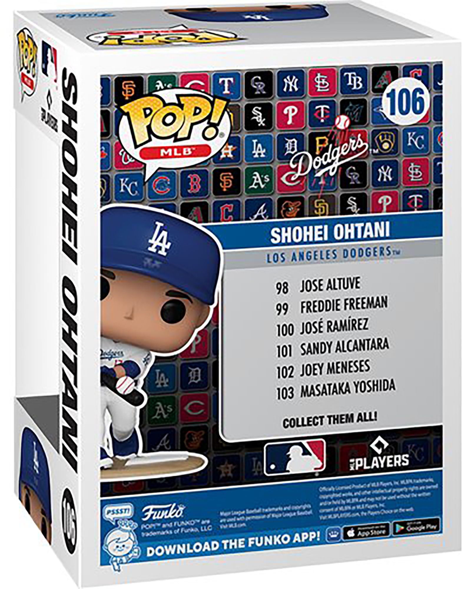 Funko Los Angeles Dodgers Shohei Ohtani Pop! product image