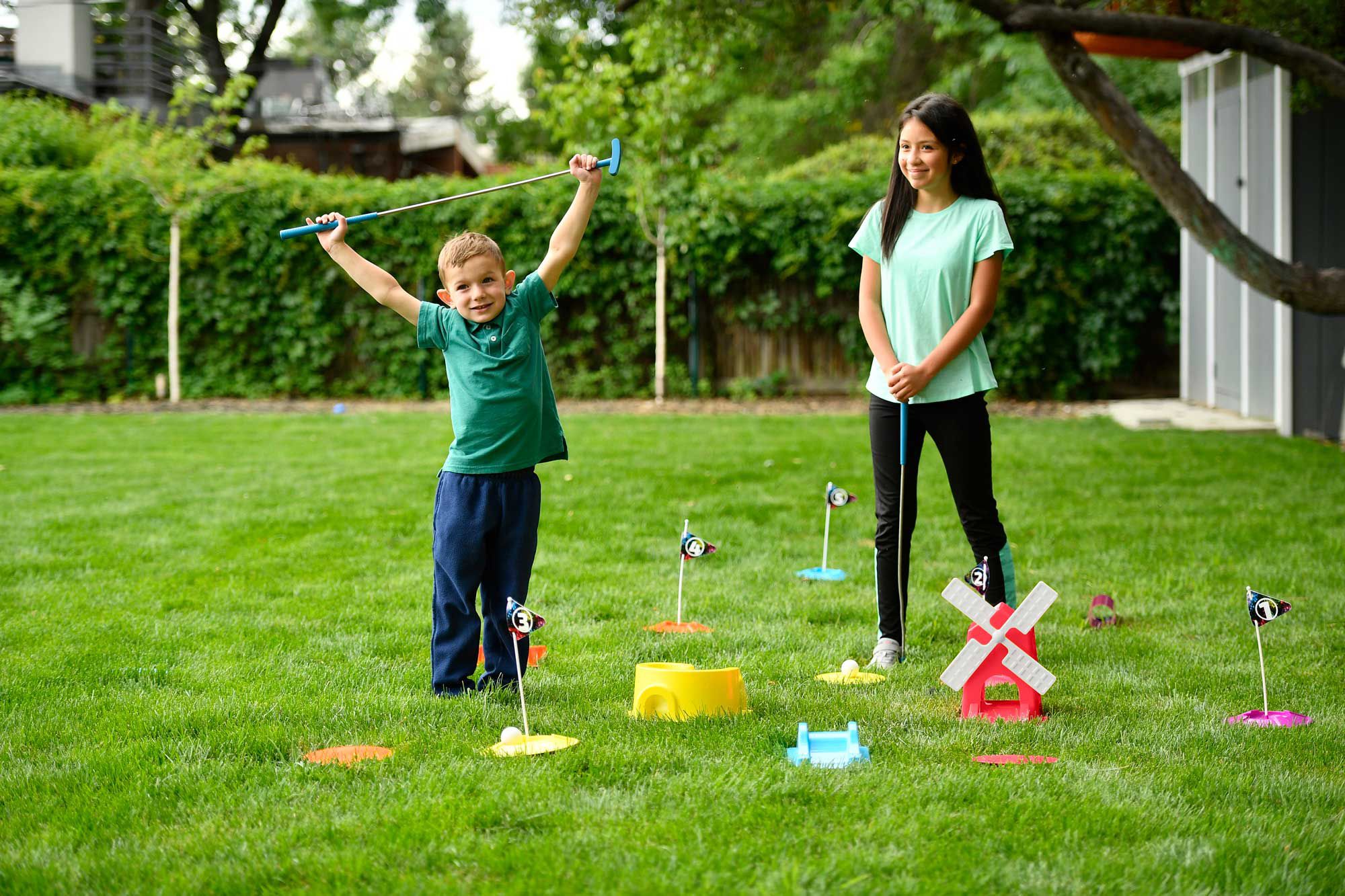 4FUN Cosmic Mini Golf Set product image