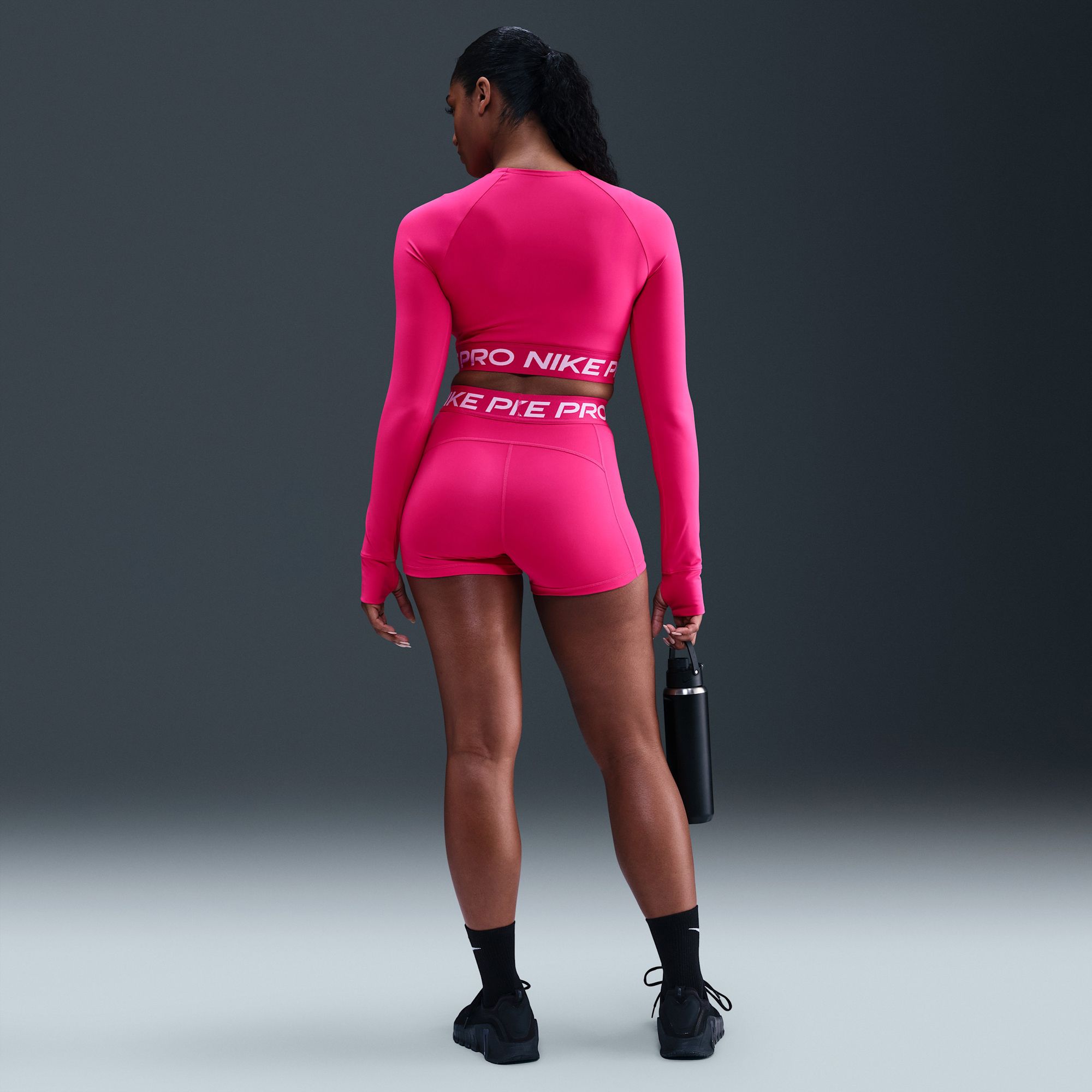 Nike Women's Pro Dri-FIT Cropped Long-Sleeve Top product image