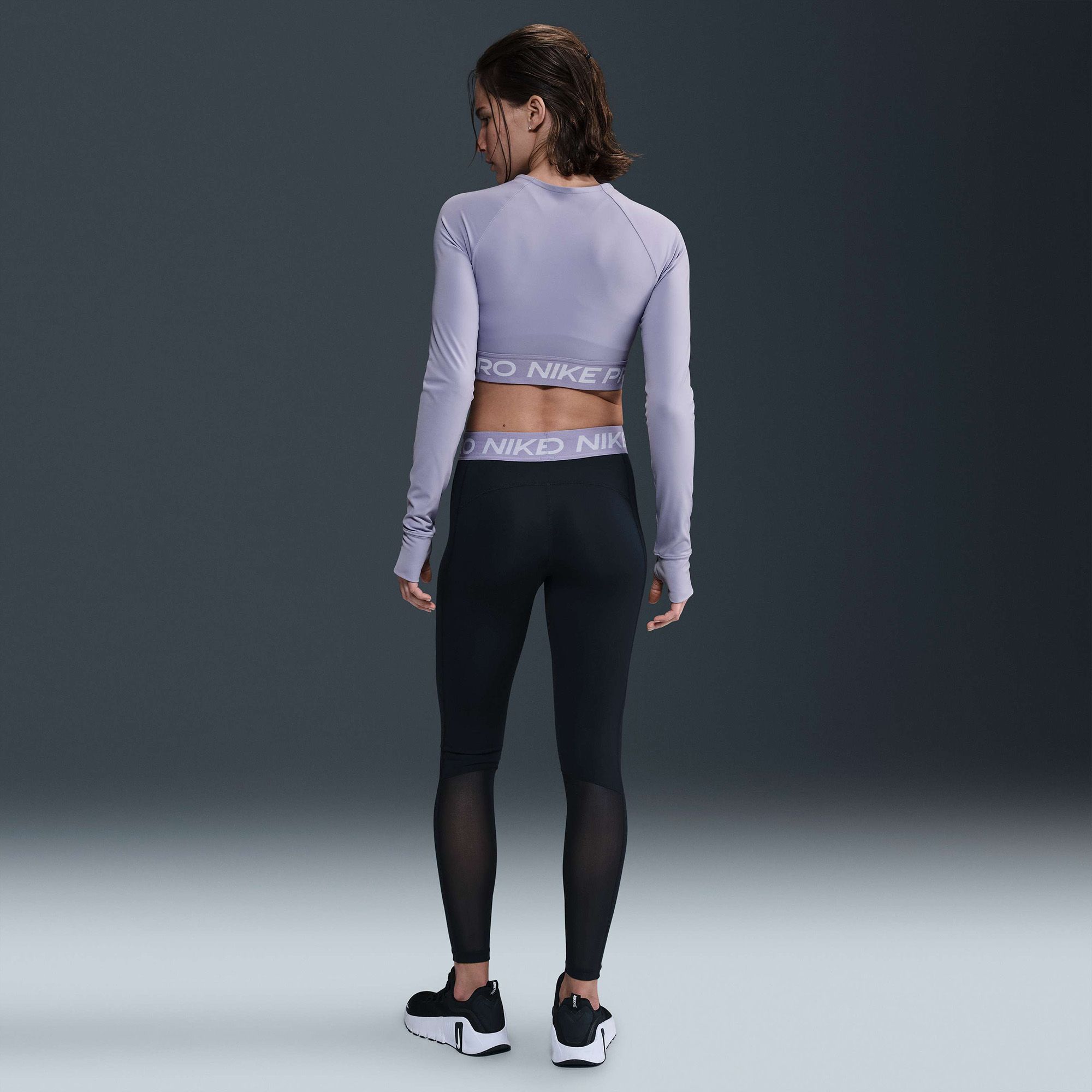 Nike Women's Pro Dri-FIT Cropped Long-Sleeve Top product image