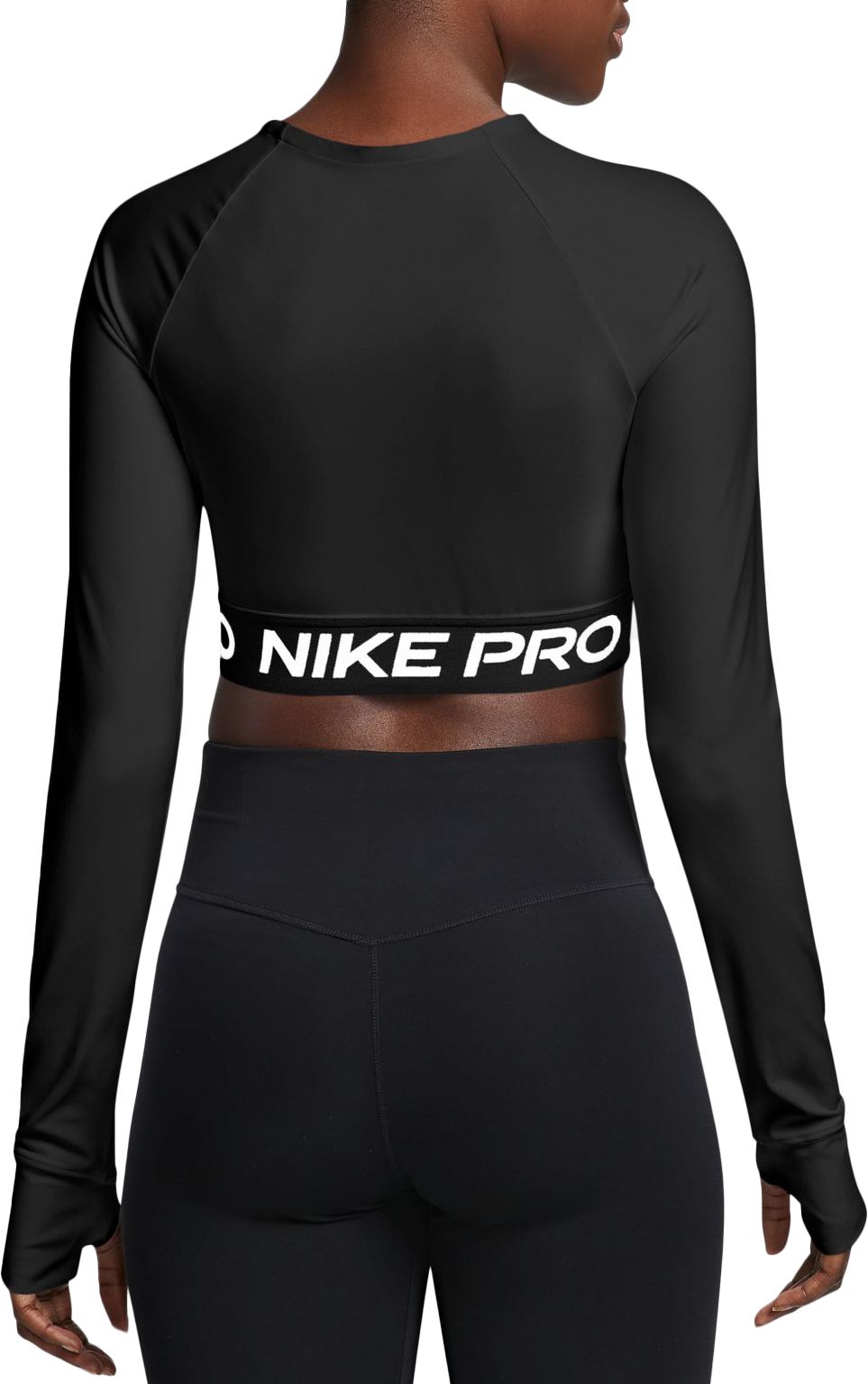 Nike Women's Pro Dri-FIT Cropped Long-Sleeve Top product image