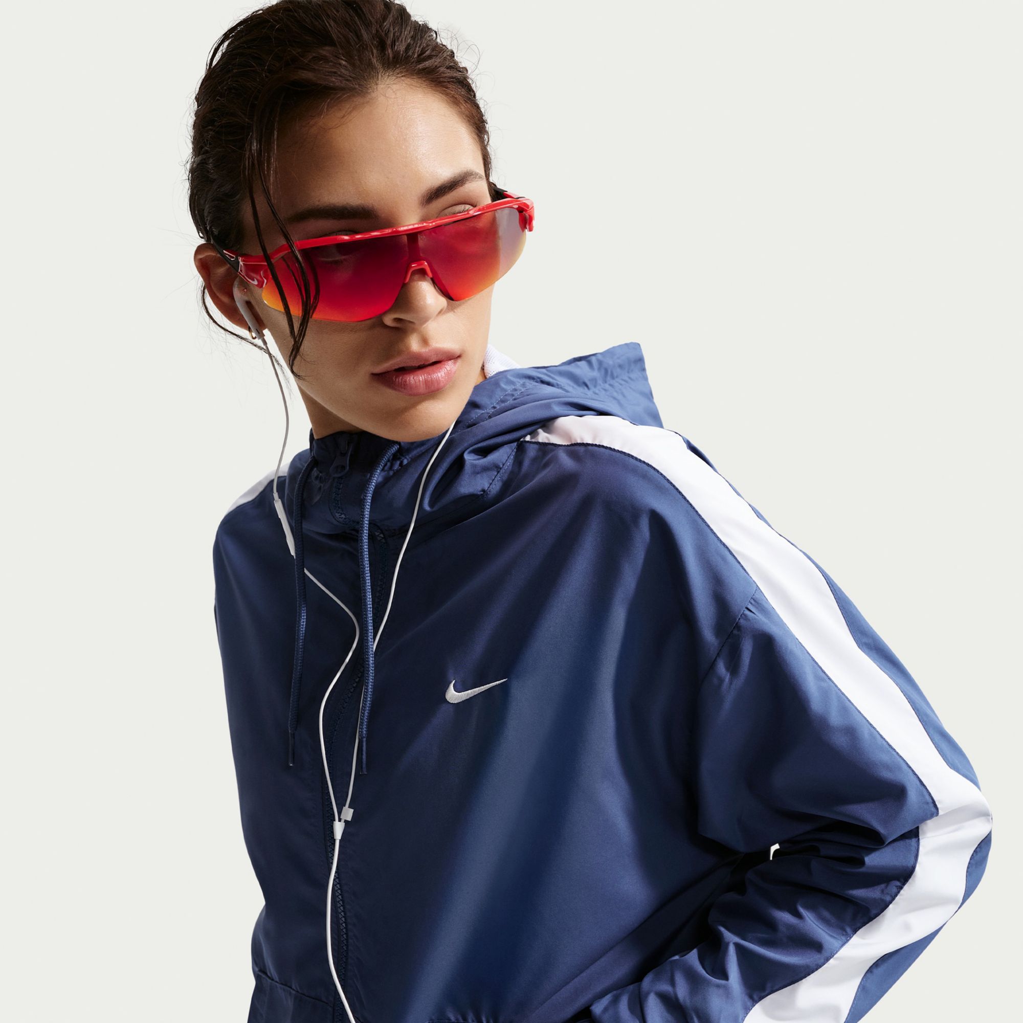 Nike Women's Sportswear Classic Wovens Loose UV Hooded Jacket product image