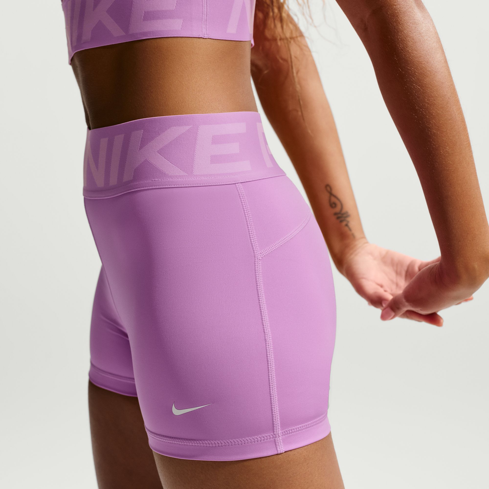 Nike Women's Pro Sculpt High-Waisted 3" Biker Shorts