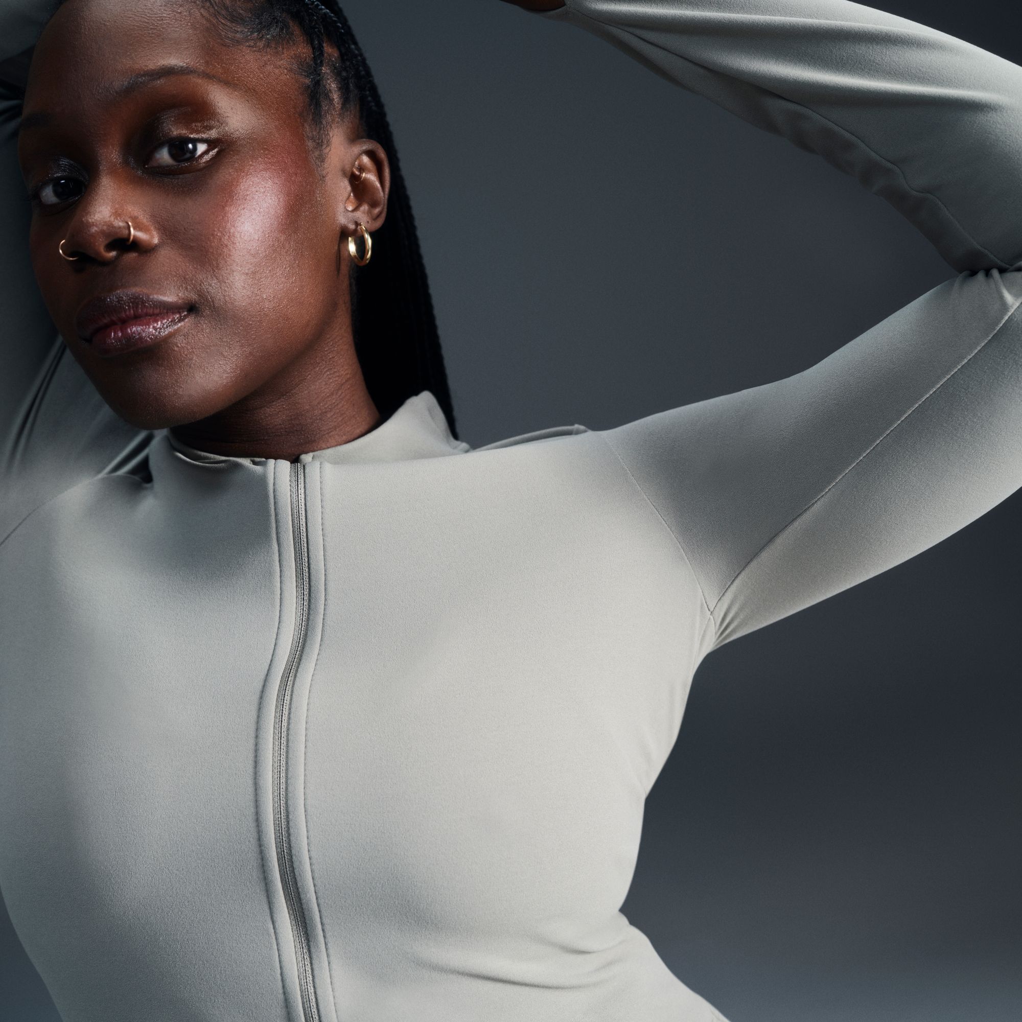 Nike Women's Zenvy Dri-FIT Full-Zip Long-Sleeve Top product image