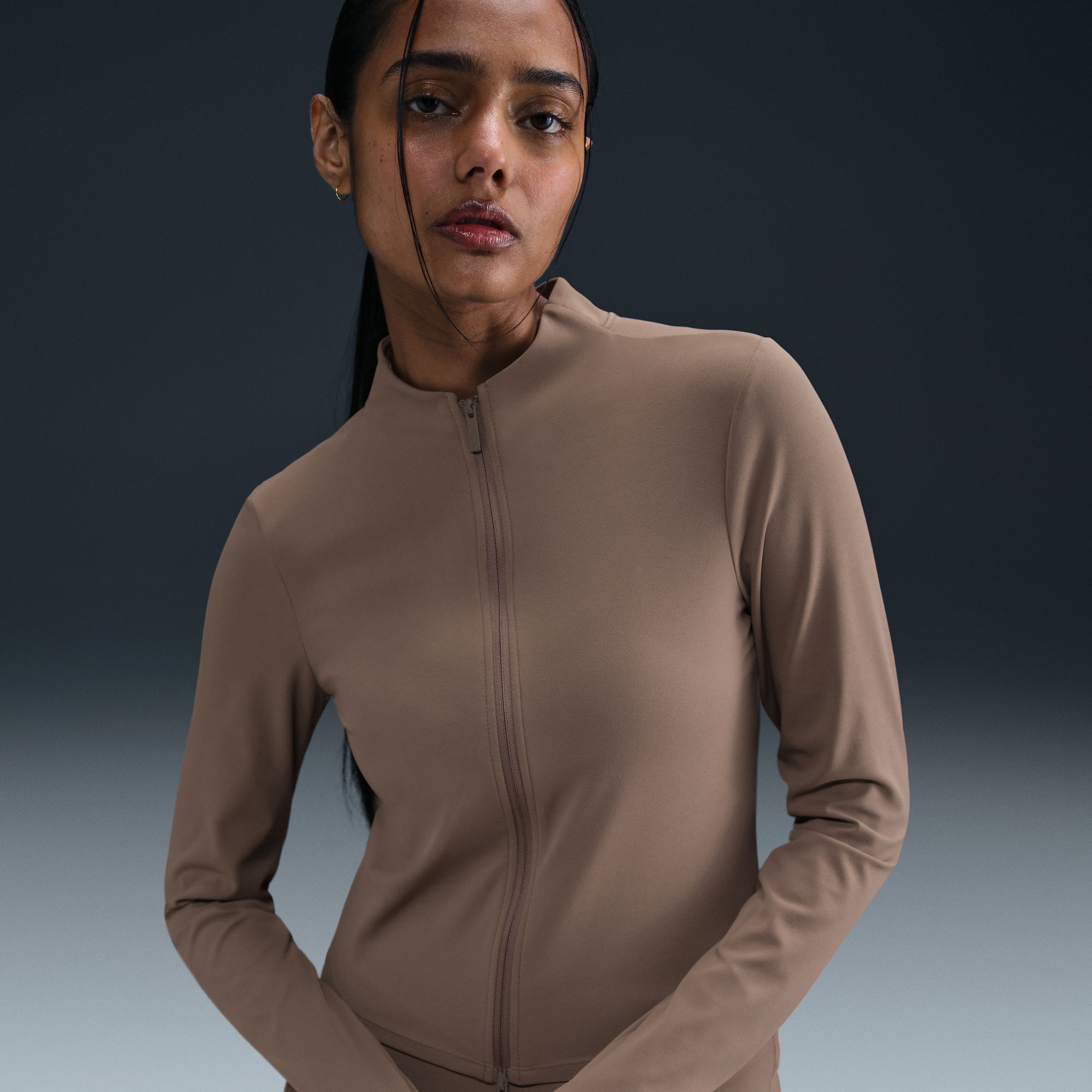 Nike Women's Zenvy Dri-FIT Full-Zip Long-Sleeve Top product image