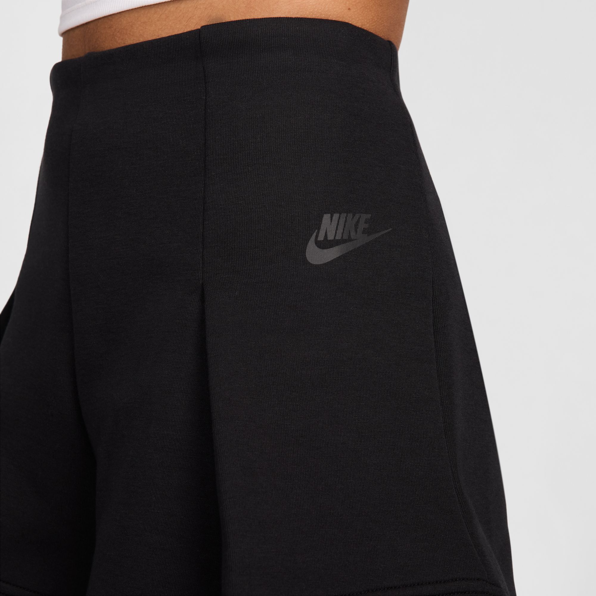 Nike Women's Sportswear Tech Fleece High-Waisted 3" Pleated Shorts product image