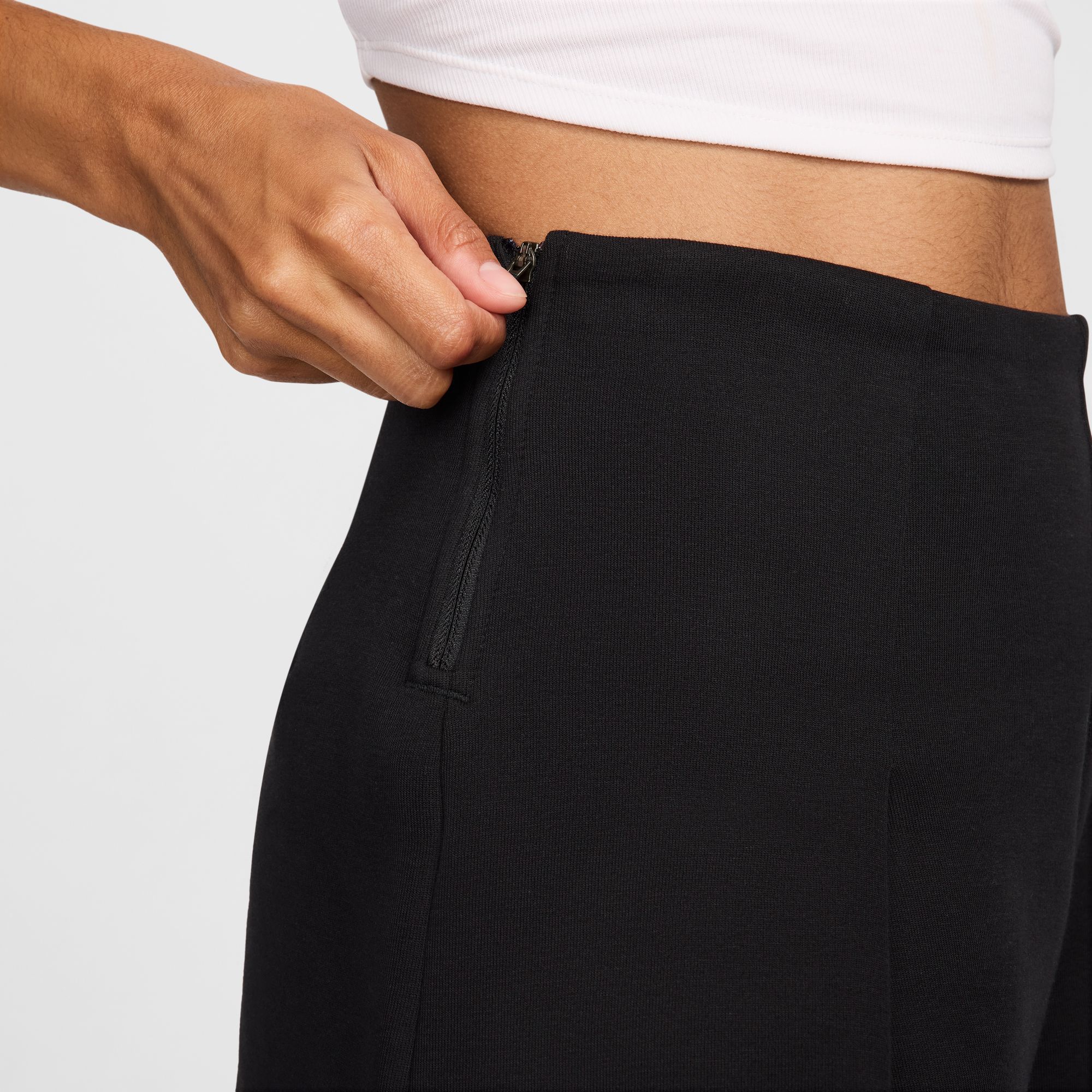 Nike Women's Sportswear Tech Fleece High-Waisted 3" Pleated Shorts product image