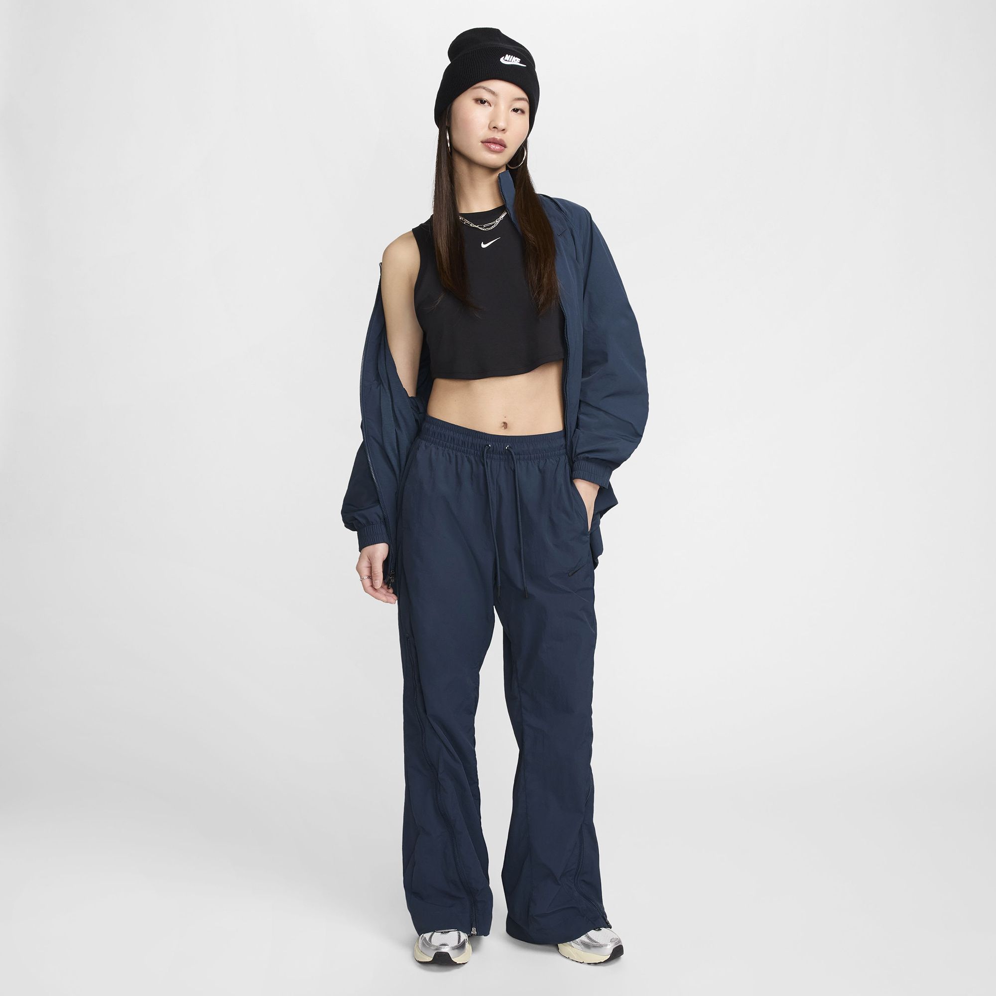 Nike Women's Sportswear Mid-Rise Repel Zip Pants product image