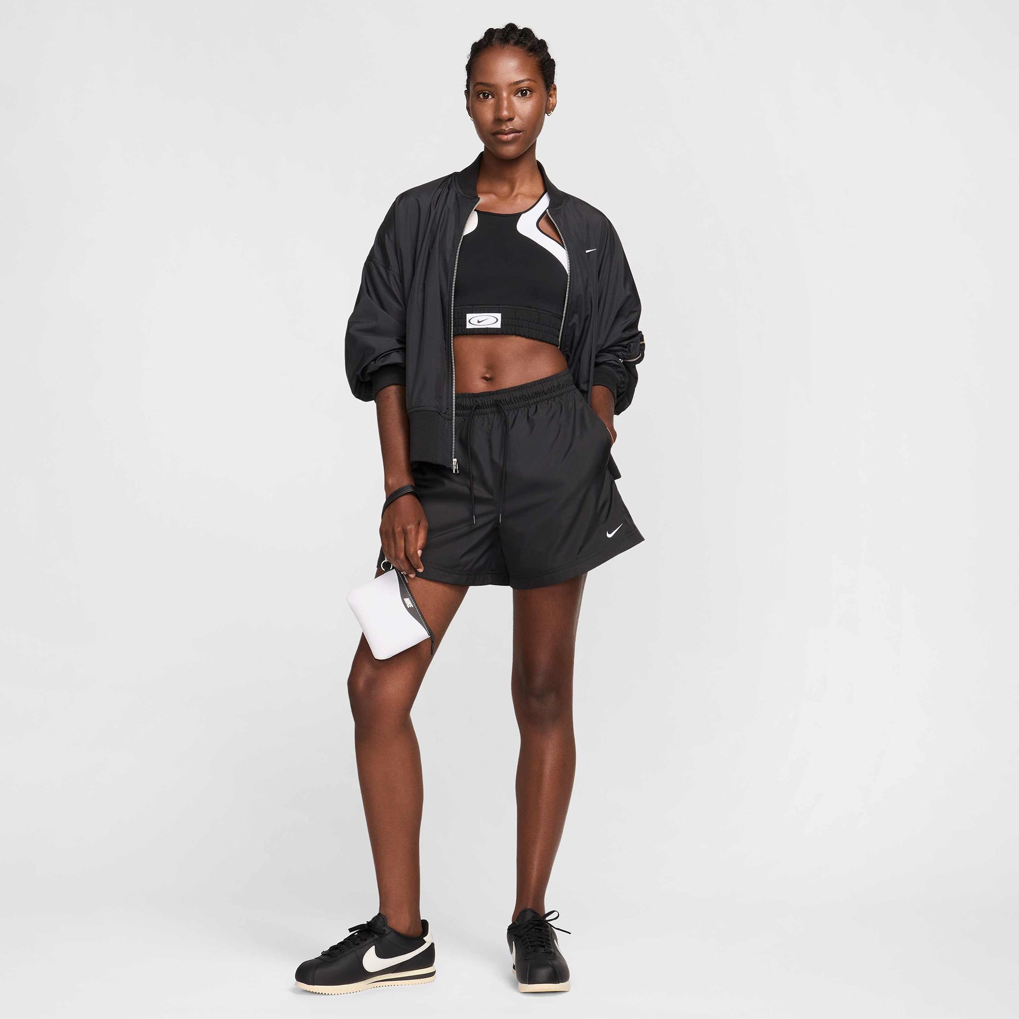 Nike Women's Sportswear Classic Wovens Mid-Rise Shorts product image